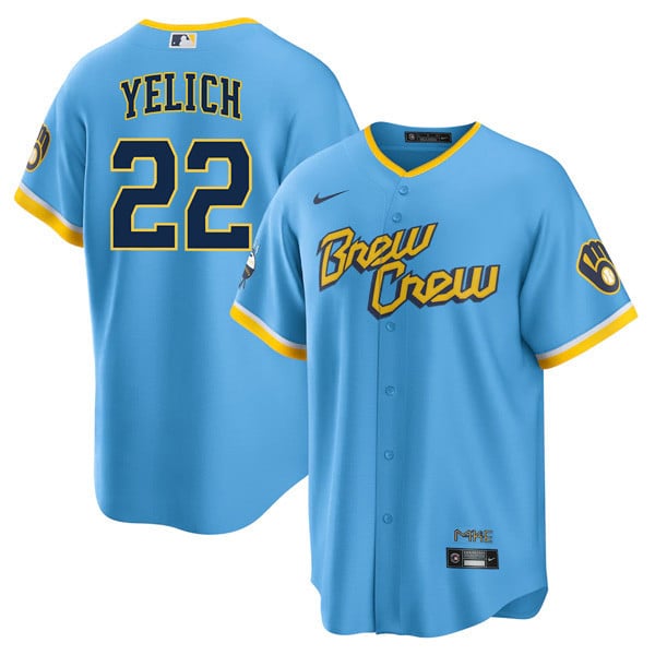 Men's Milwaukee Brewers City Connect Player Jersey Collection – All Stitched
