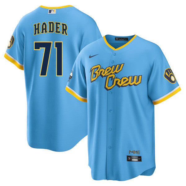 Men's Milwaukee Brewers City Connect Player Jersey Collection – All Stitched