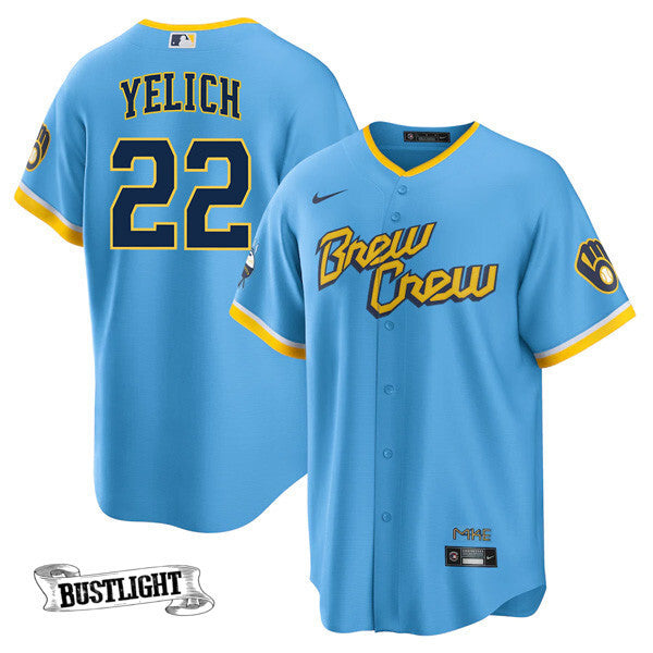 Youth's Milwaukee Brewers City Connect Player Jersey Collection – All Stitched