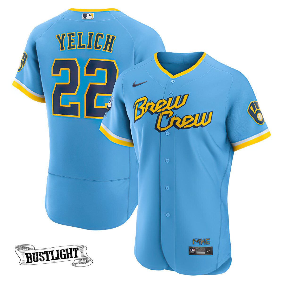 Youth's Milwaukee Brewers City Connect Player Jersey Collection – All Stitched