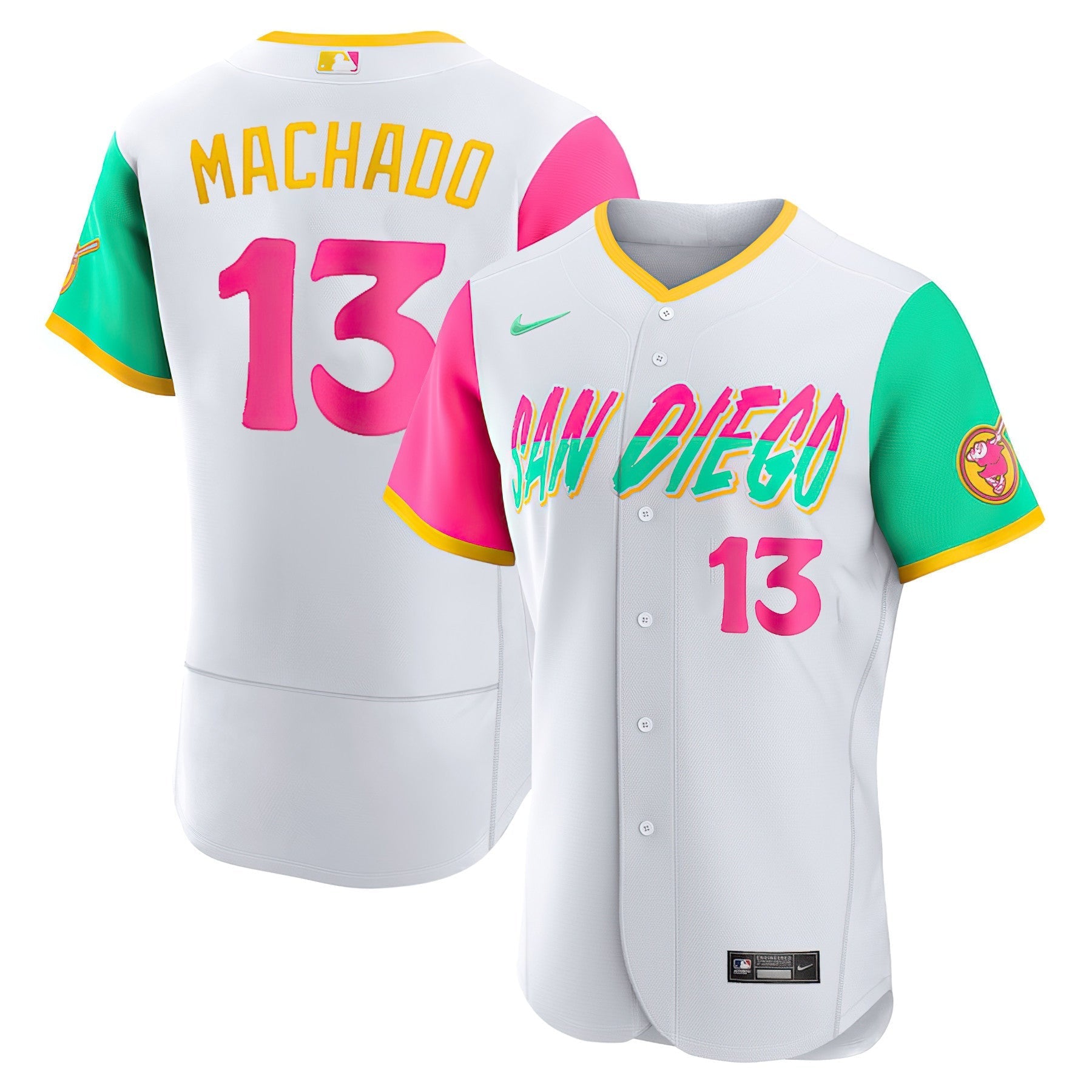 Men's San Diego Padres White 2022 City Connect Player Jersey - All Stitched