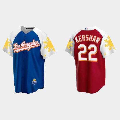 Los Angeles Dodgers 2022 Filipino Heritage Night Jersey - Royal Red