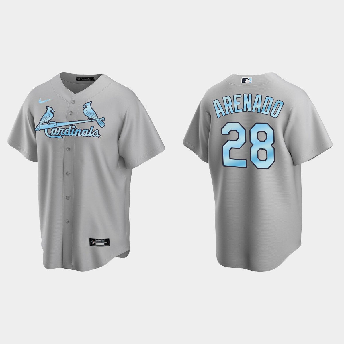 St. Louis Cardinals 2022 Replica Jersey Gray - All Stitched