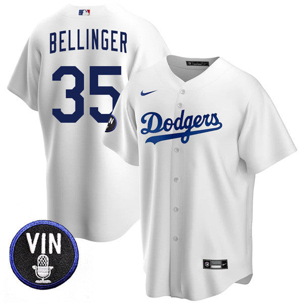 Men’s Los Angeles Dodgers Vin Scully Tribute Cool Base Jersey – All Stitched