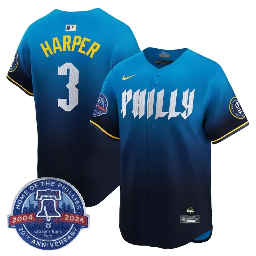Men's Phillies 2024 City Connect Limited Player Jersey - All Stitched