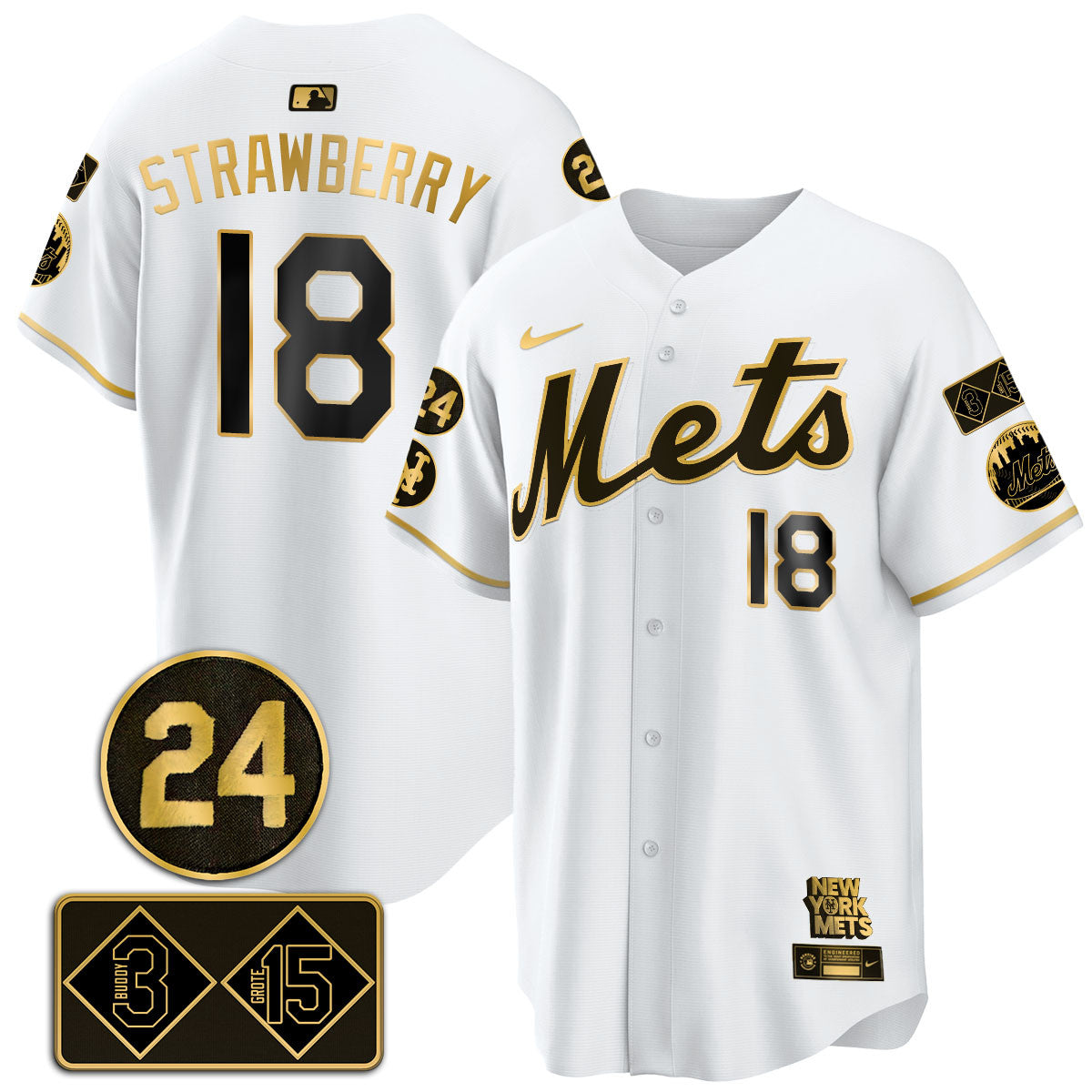 Men's Mets Memorial Player Limited Jersey - All Stitched