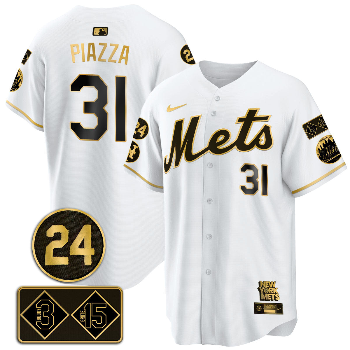 Men's Mets Memorial Player Limited Jersey - All Stitched