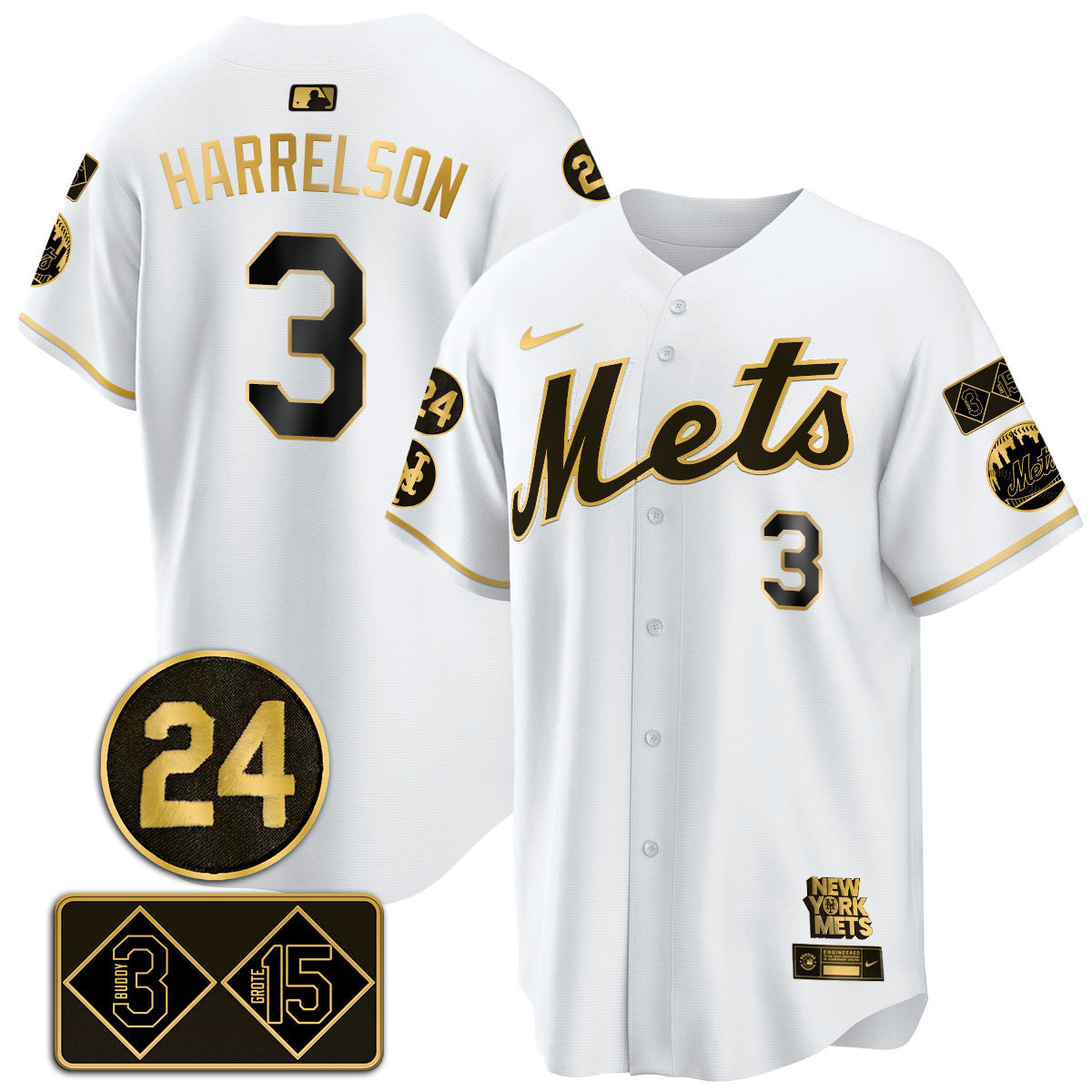 Men's Mets Memorial Player Limited Jersey - All Stitched