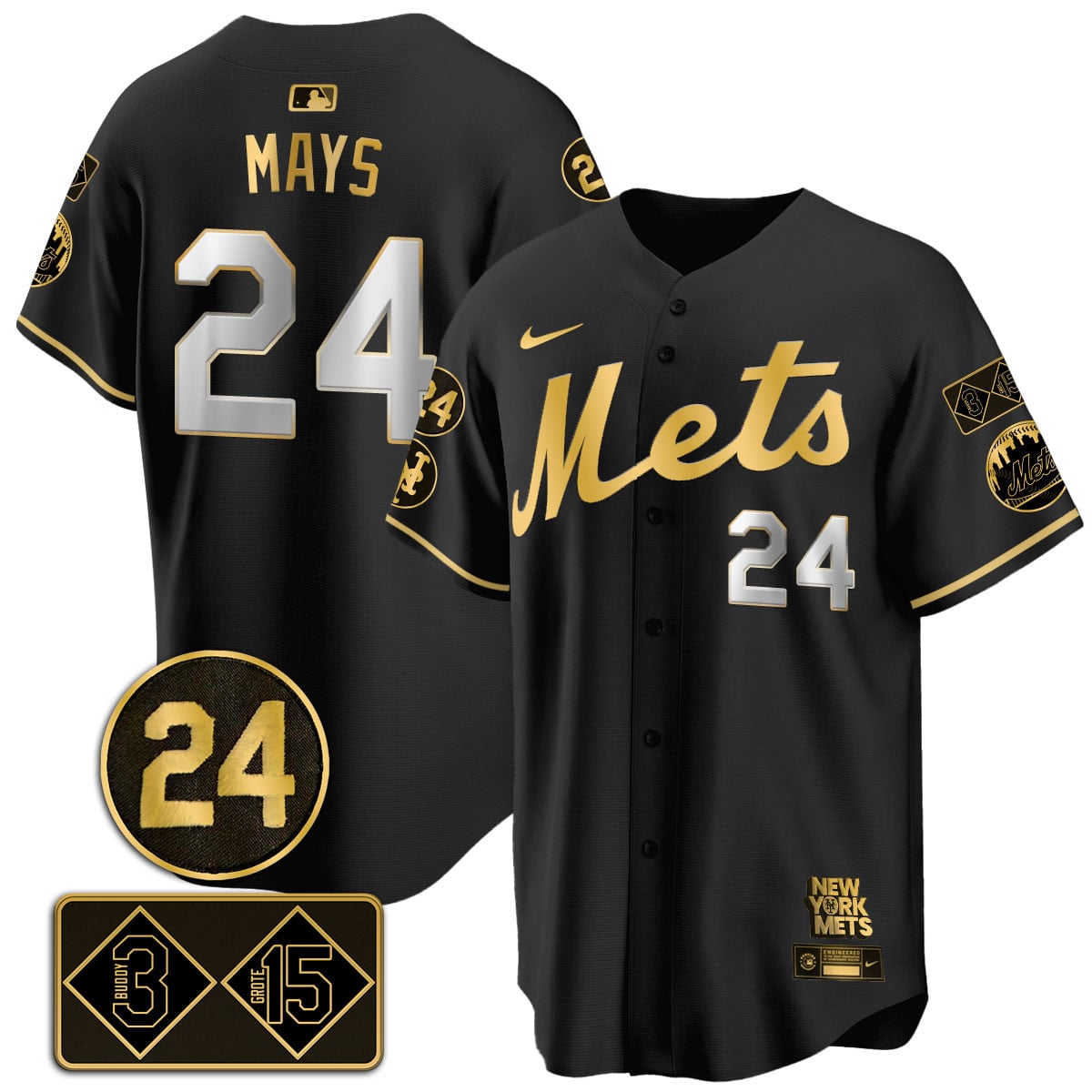 Men's Mets Memorial Player Limited Jersey - All Stitched