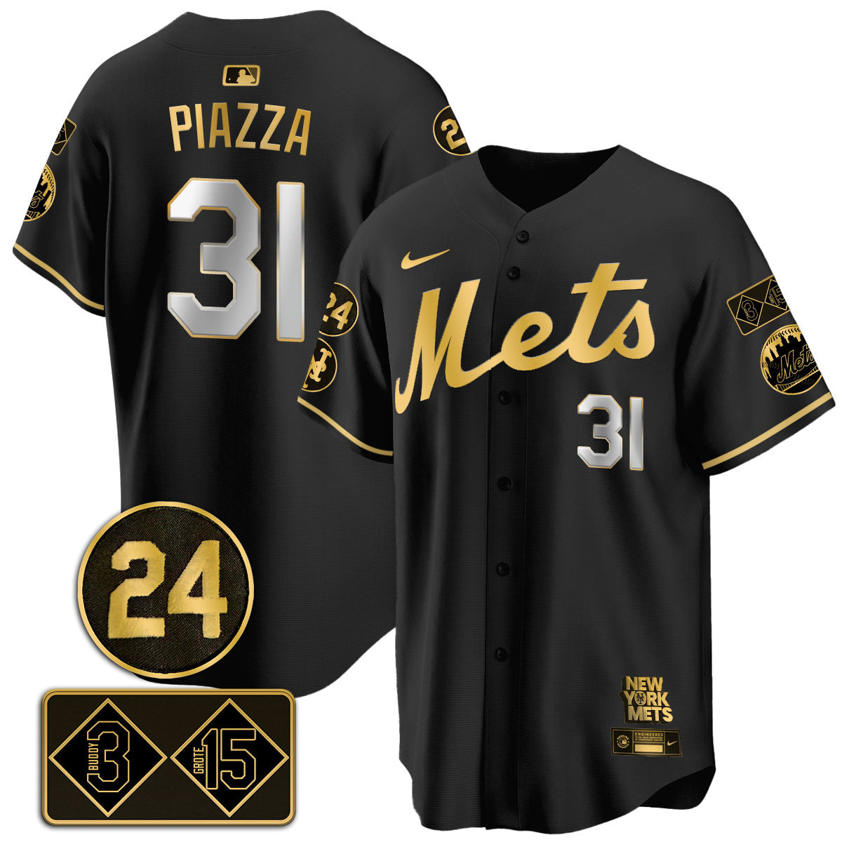 Men's Mets Memorial Player Limited Jersey - All Stitched