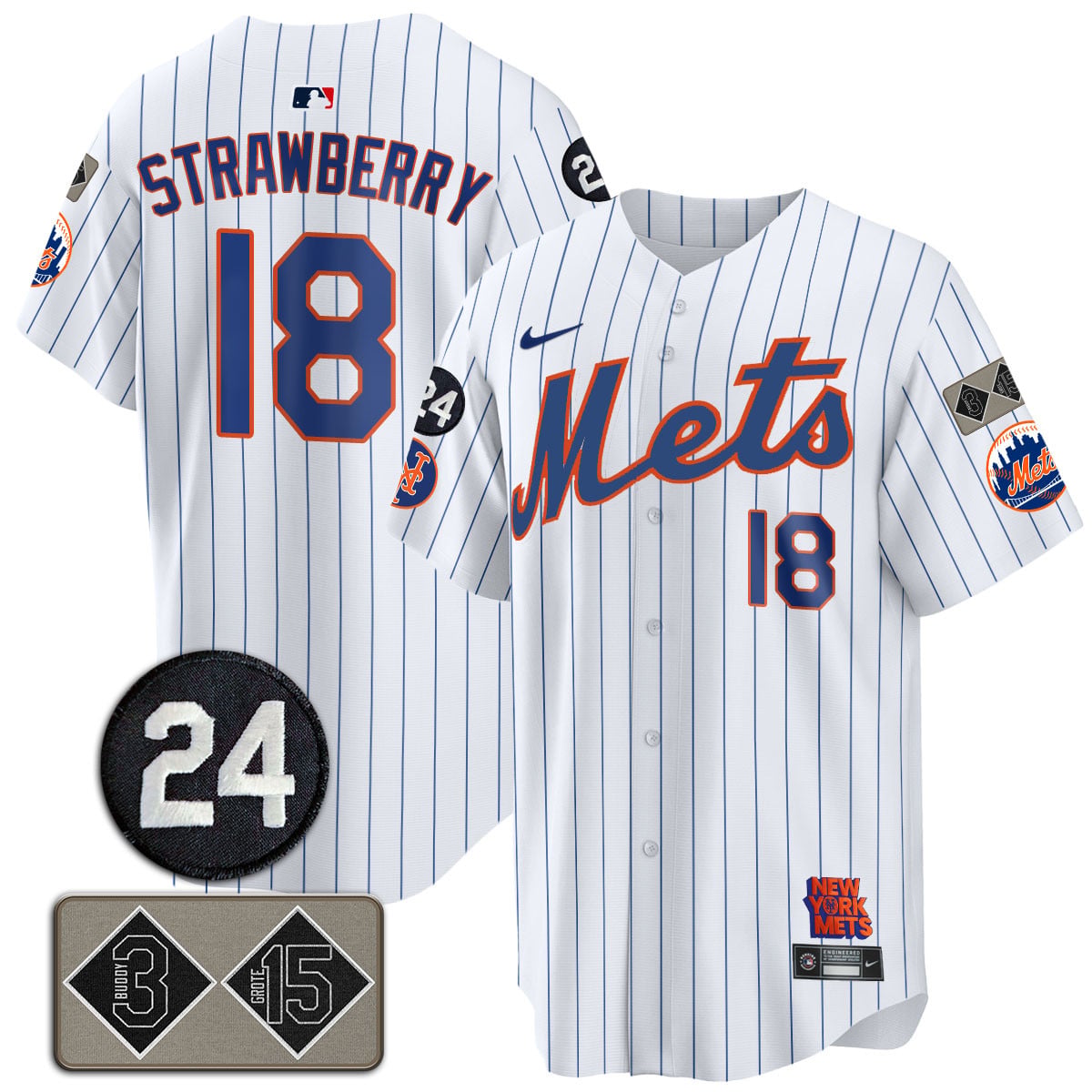Men's Mets Memorial Player Limited Jersey - All Stitched