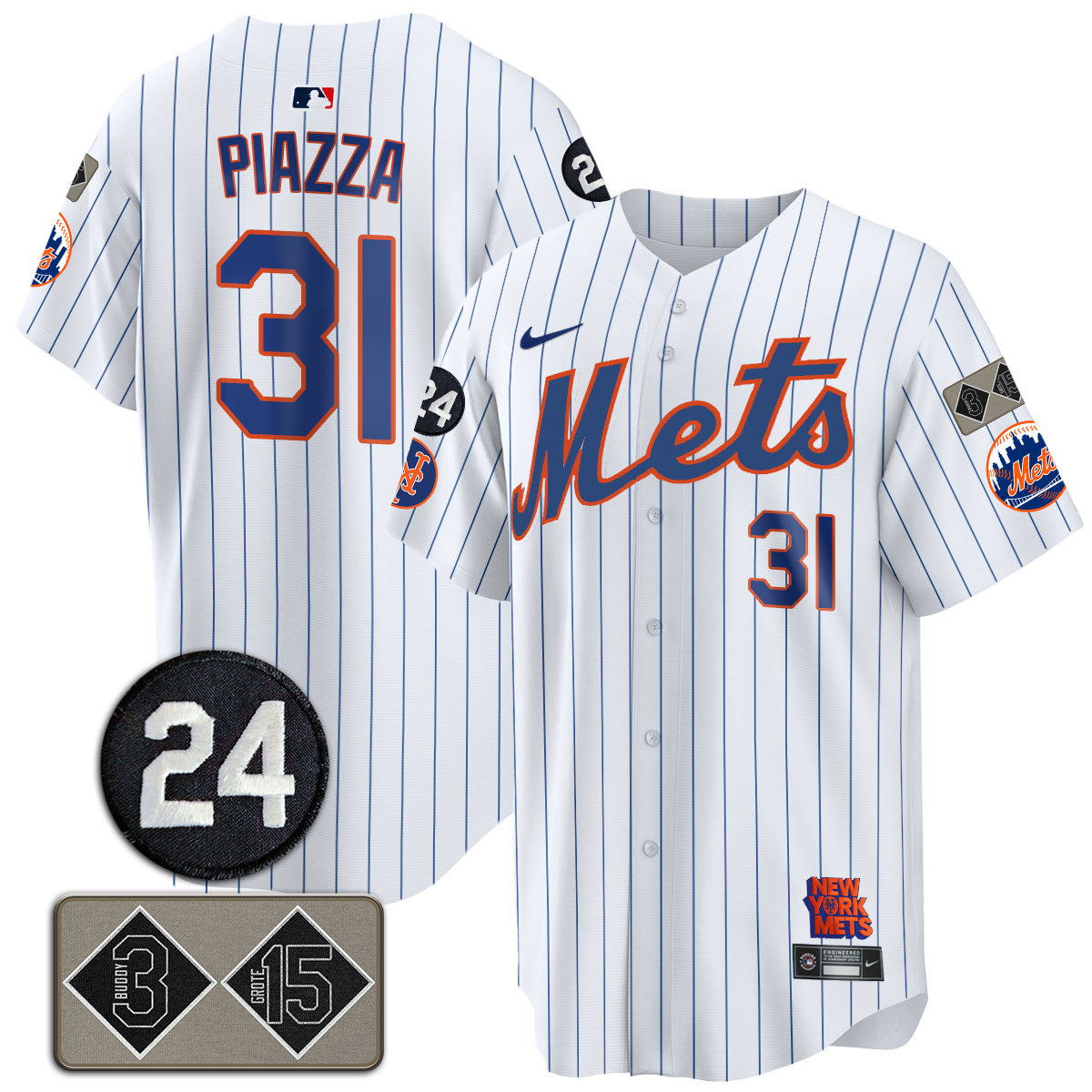 Men's Mets Memorial Player Limited Jersey - All Stitched