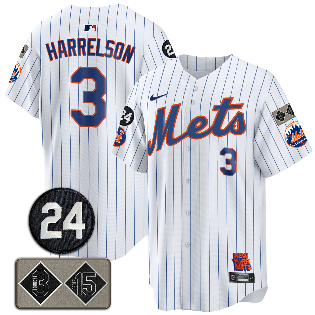 Men's Mets Memorial Player Limited Jersey - All Stitched
