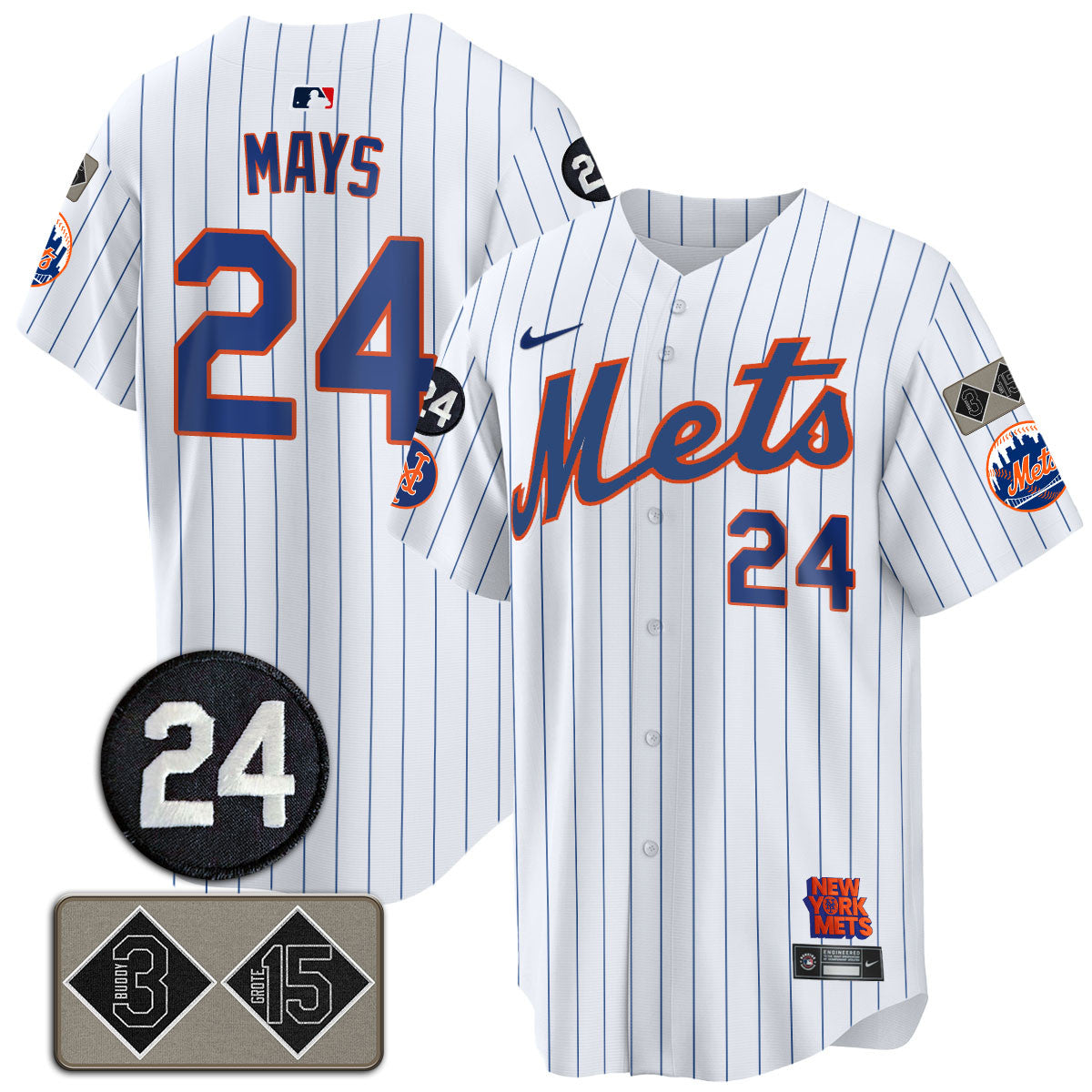 Men's Mets Memorial Player Limited Jersey - All Stitched