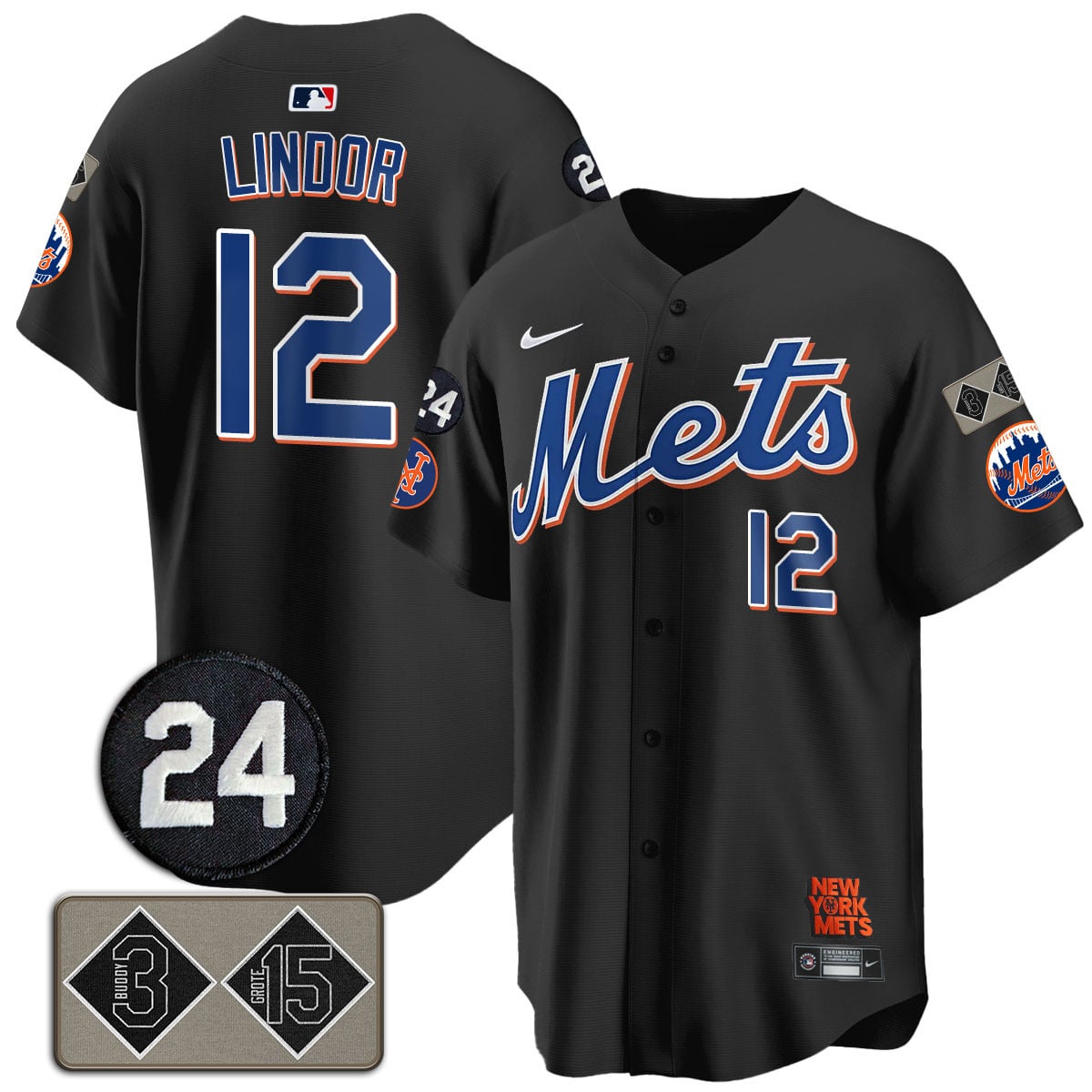 Men's Mets Memorial Player Limited Jersey - All Stitched