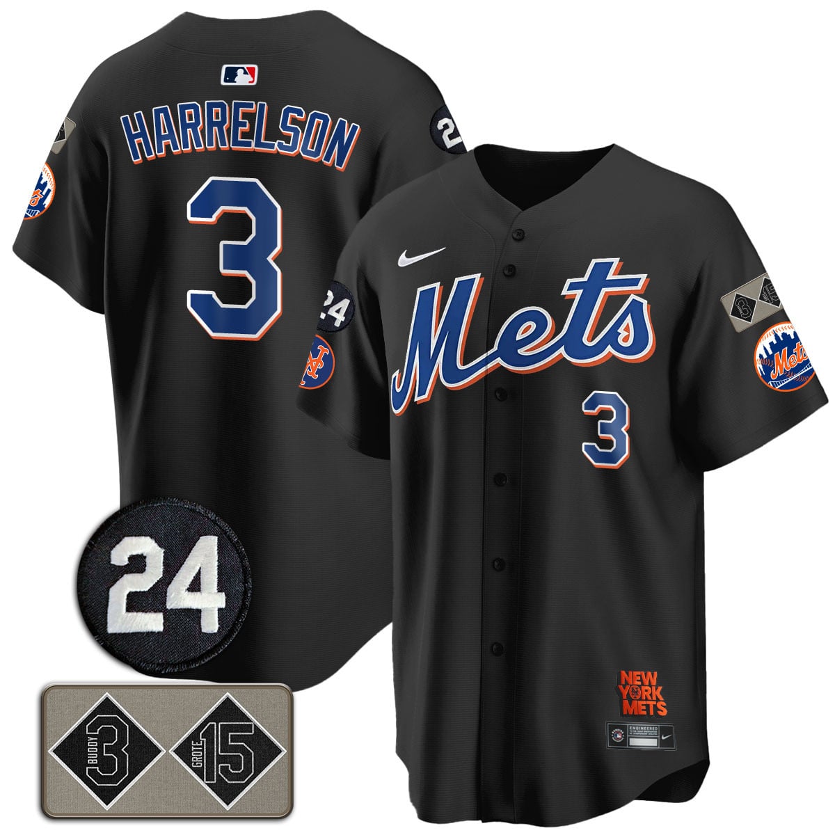Men's Mets Memorial Player Limited Jersey - All Stitched