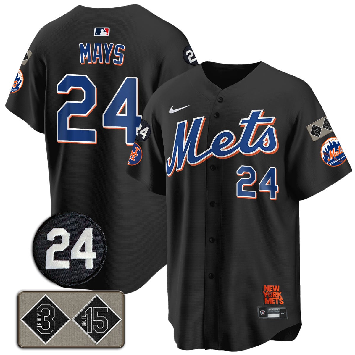 Men's Mets Memorial Player Limited Jersey - All Stitched