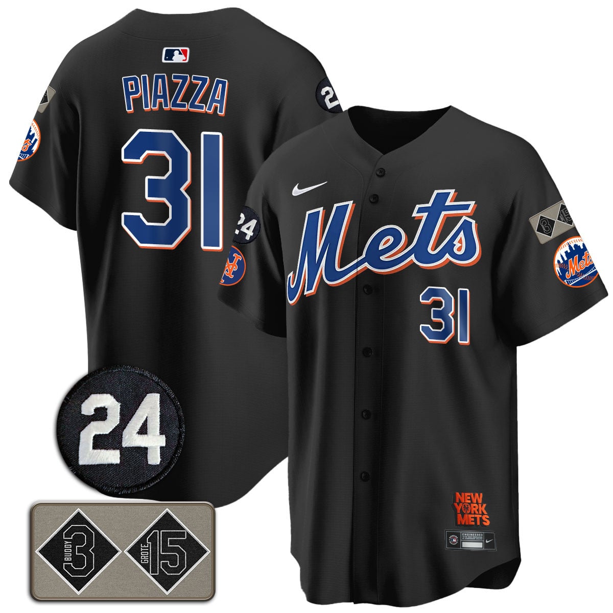 Men's Mets Memorial Player Limited Jersey - All Stitched