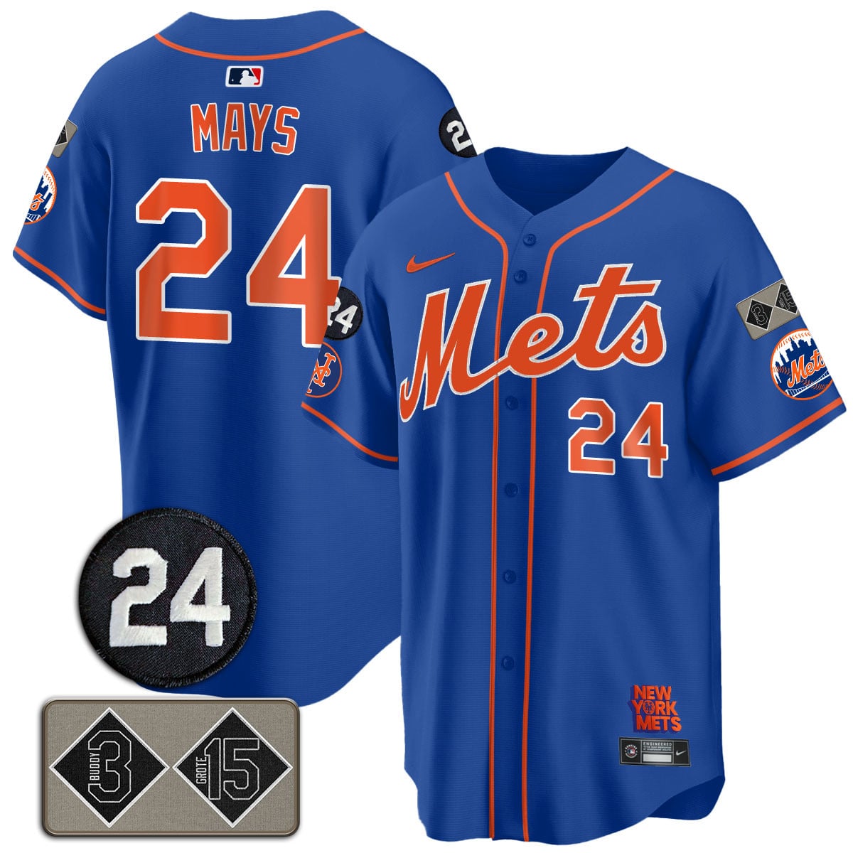 Men's Mets Memorial Player Limited Jersey - All Stitched
