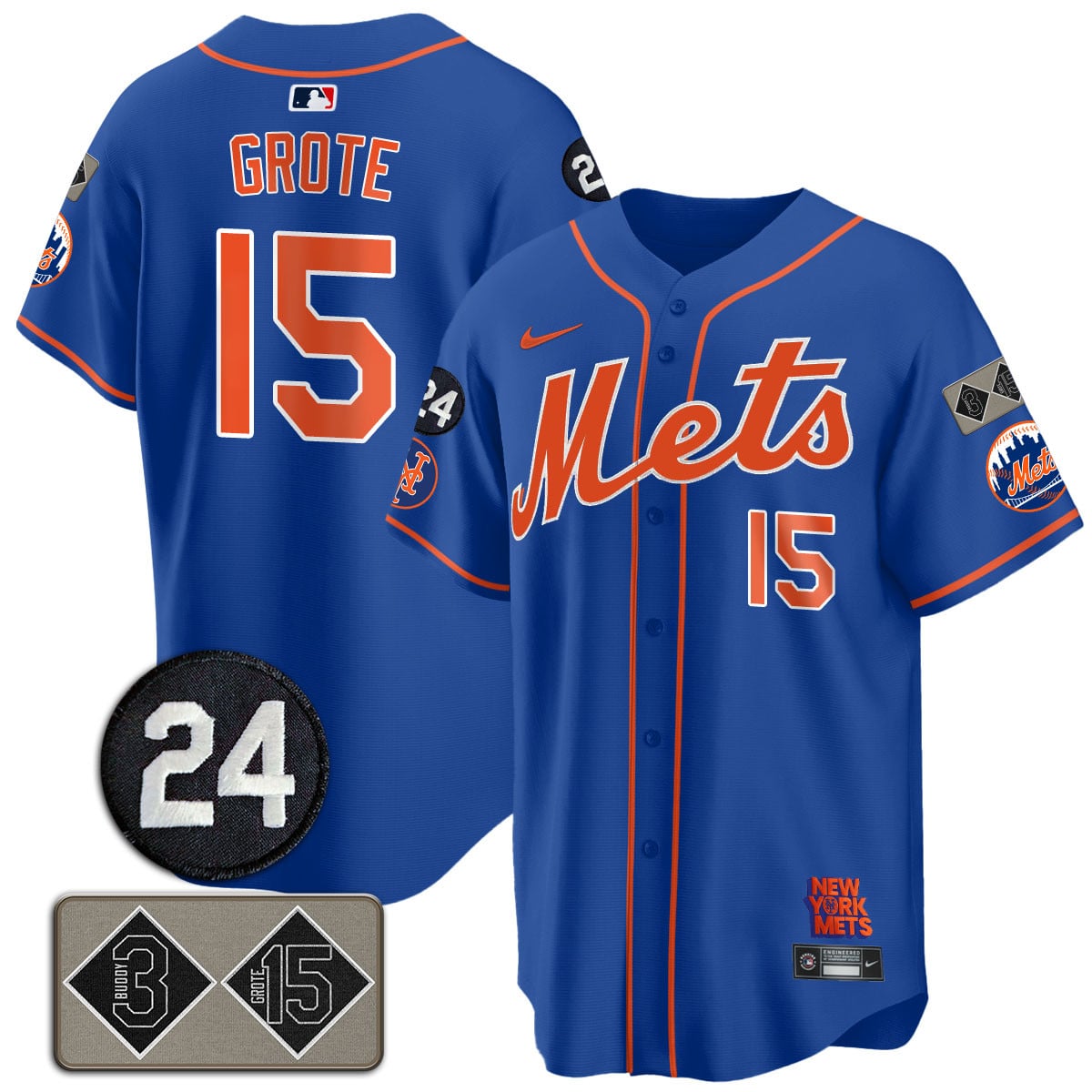 Men's Mets Memorial Player Limited Jersey - All Stitched