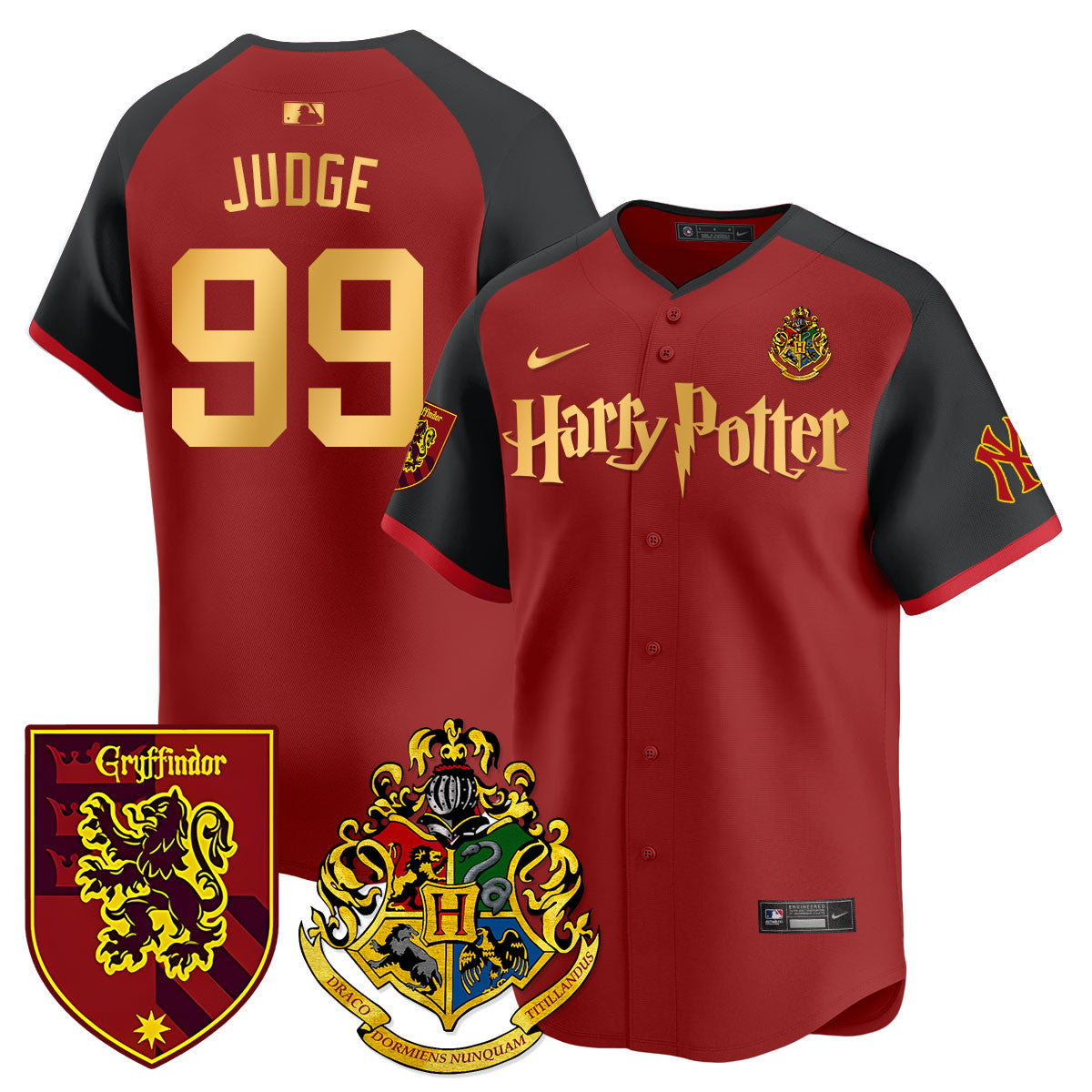 Men's Yankees Harry Potter 2024 Limited Jersey - All Stitched