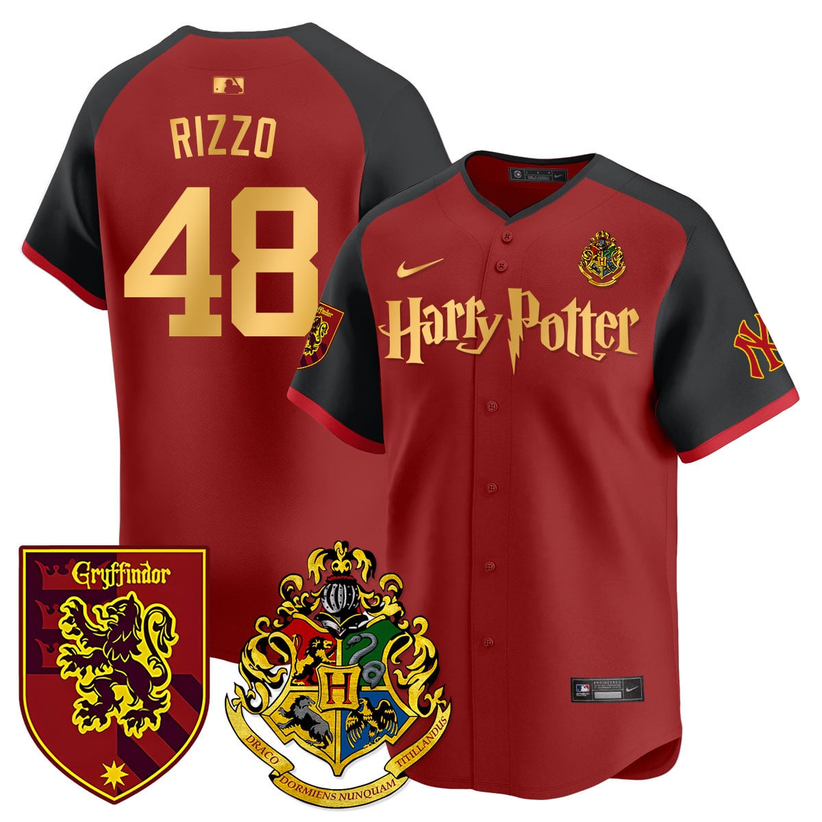 Men's Yankees Harry Potter 2024 Limited Jersey - All Stitched