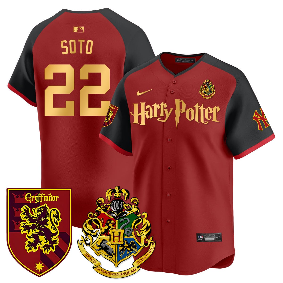 Men's Yankees Harry Potter 2024 Limited Jersey - All Stitched
