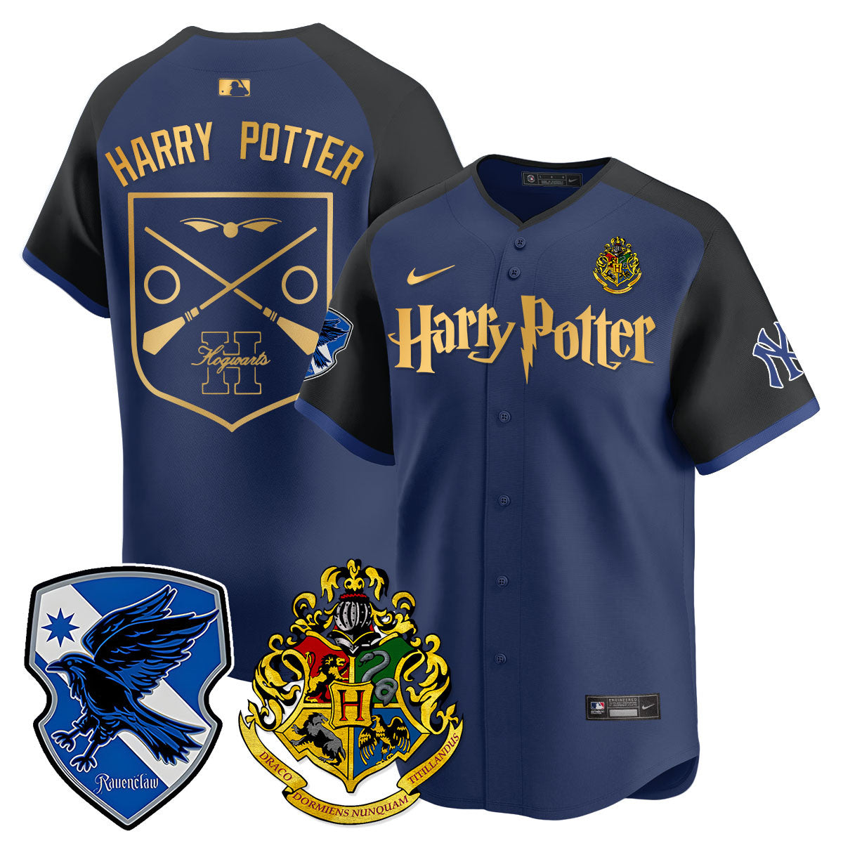 Men's Yankees Harry Potter 2024 Limited Jersey - All Stitched