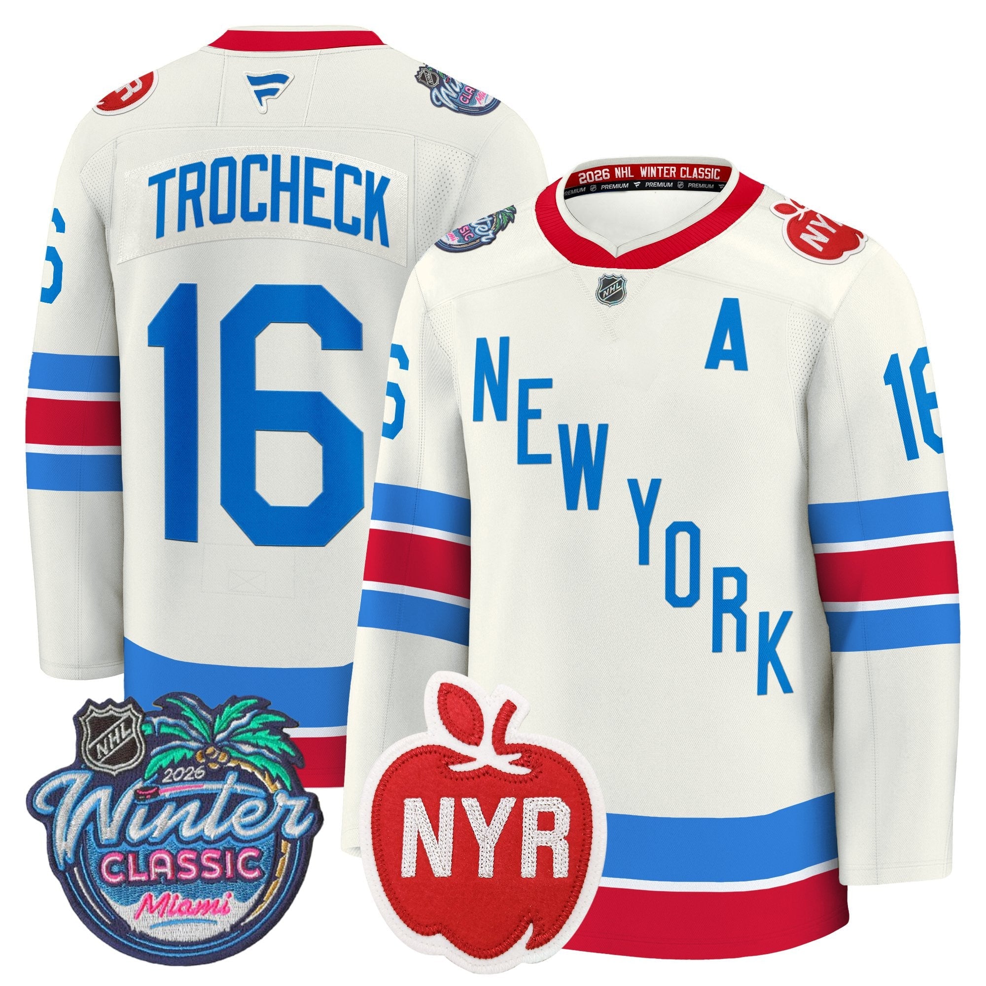 New York Rangers 2026 Winter Classic Premium Jersey - All Stitched