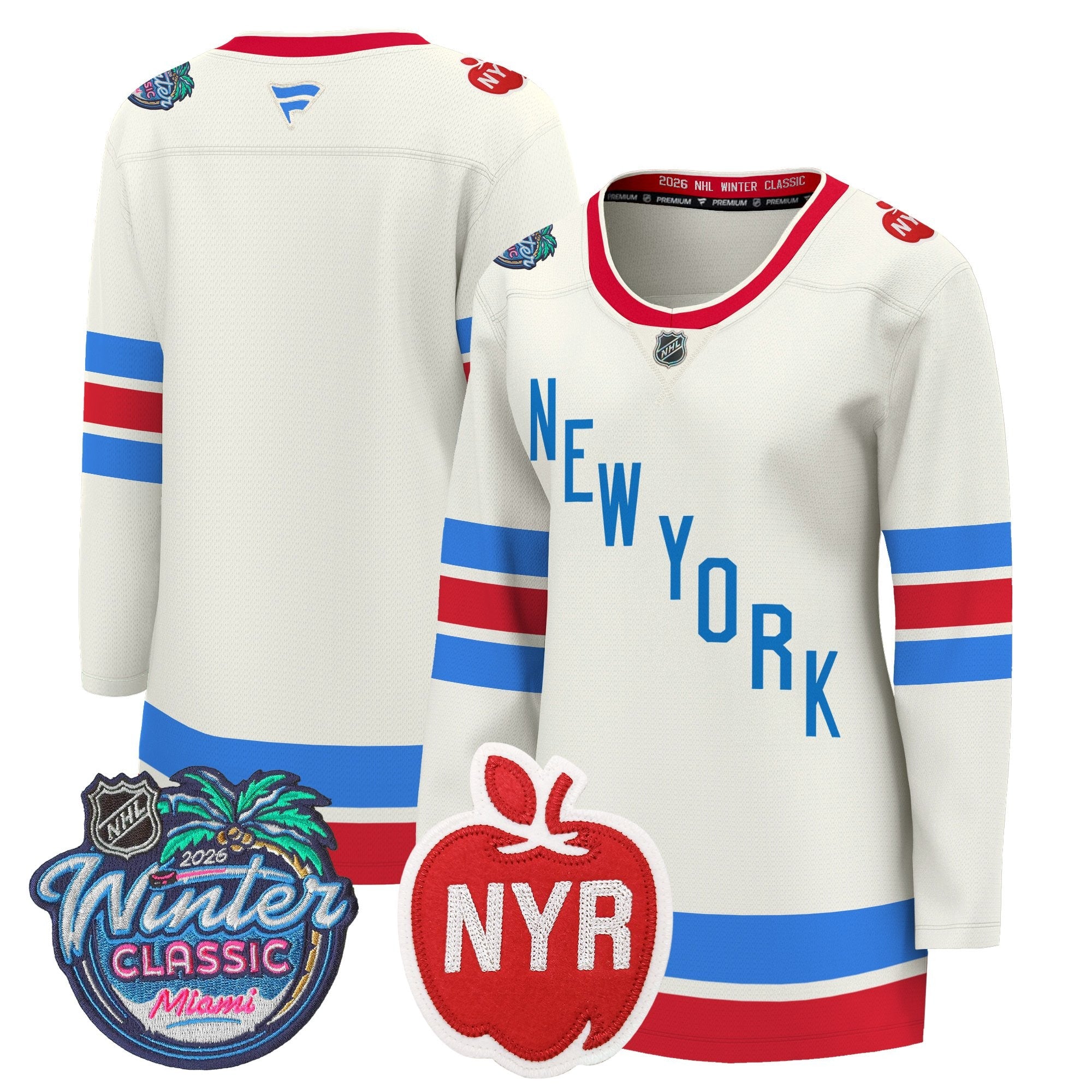 New York Rangers 2026 Winter Classic Premium Jersey - All Stitched