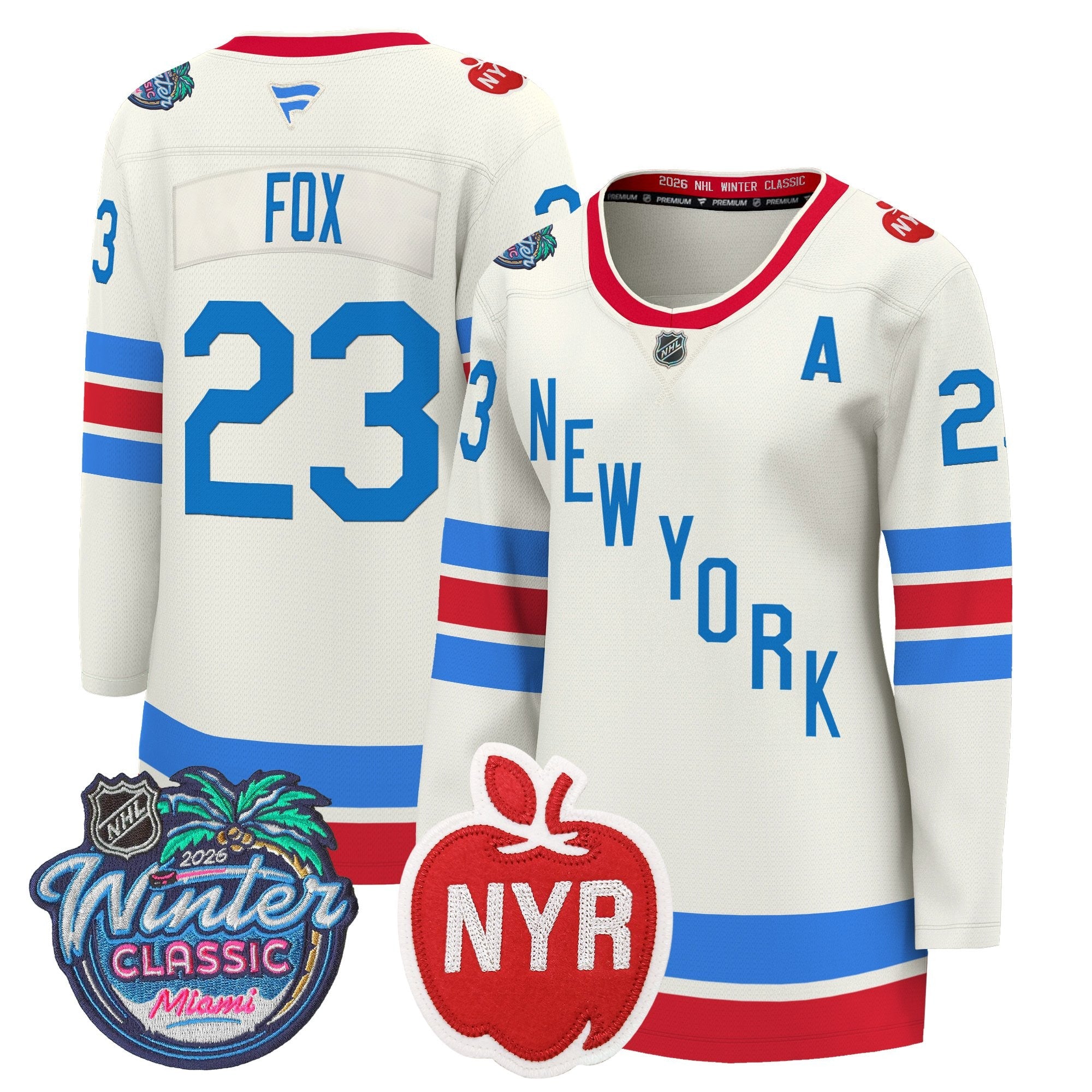 New York Rangers 2026 Winter Classic Premium Jersey - All Stitched