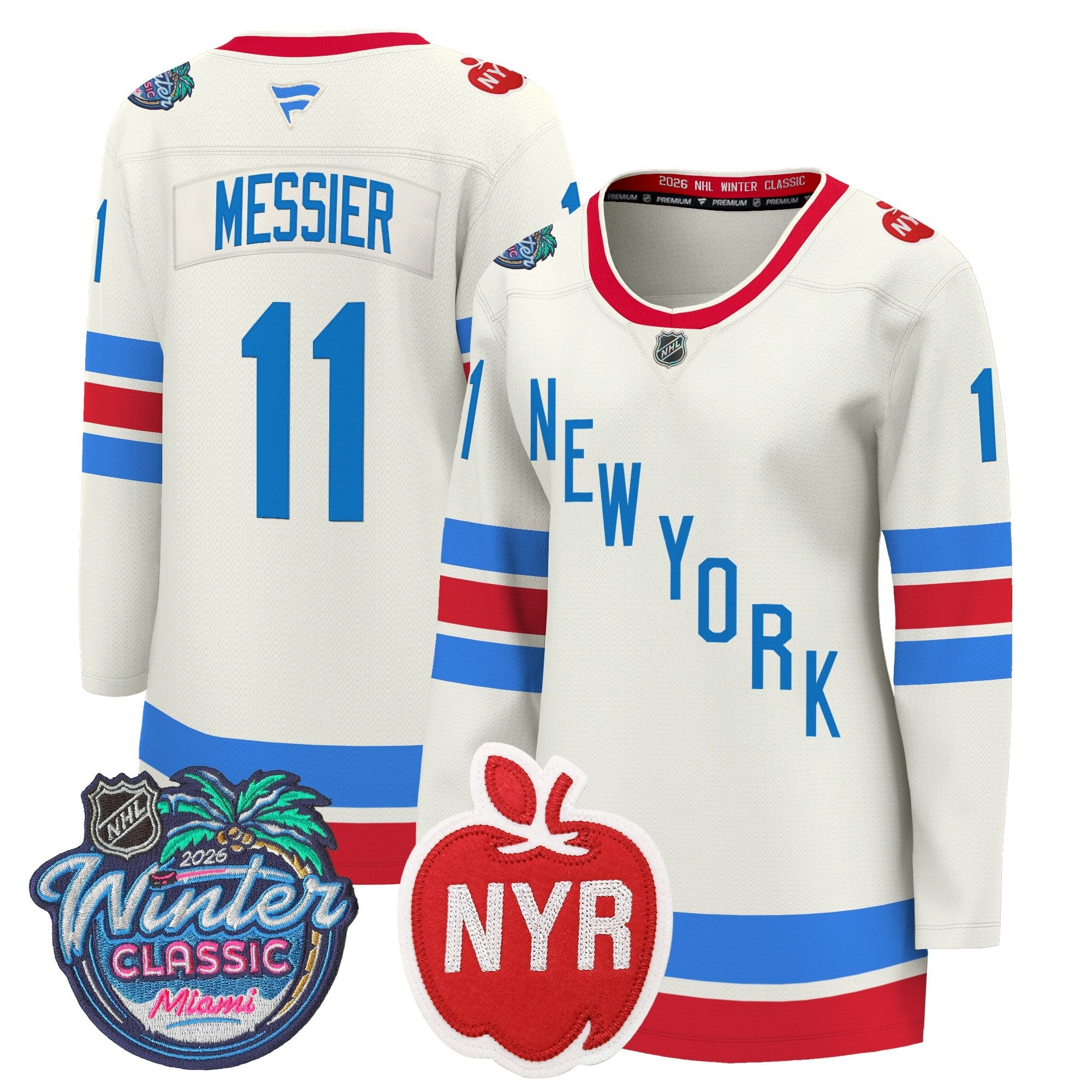 New York Rangers 2026 Winter Classic Premium Jersey - All Stitched