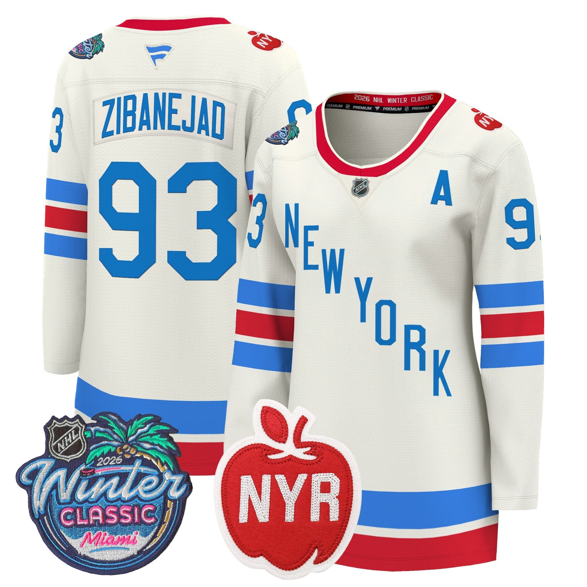 New York Rangers 2026 Winter Classic Premium Jersey - All Stitched