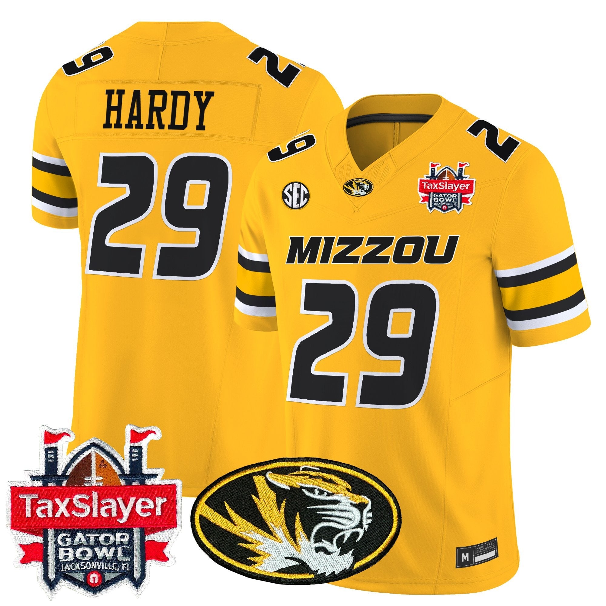 Men's Missouri Tigers 2025 Gator Bowl Vapor Limited Jersey - All Stitched