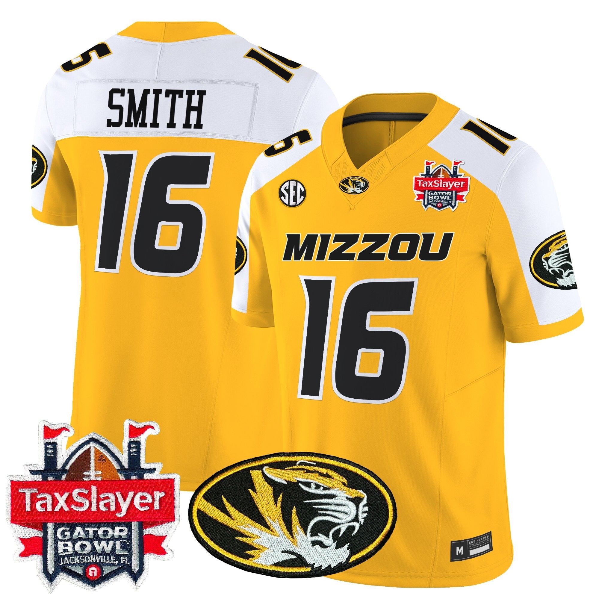 Men's Missouri Tigers 2025 Gator Bowl Vapor Limited Jersey - All Stitched