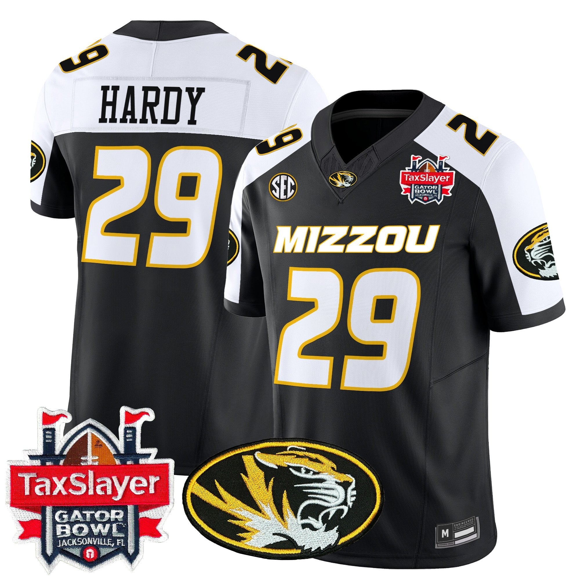 Men's Missouri Tigers 2025 Gator Bowl Vapor Limited Jersey - All Stitched