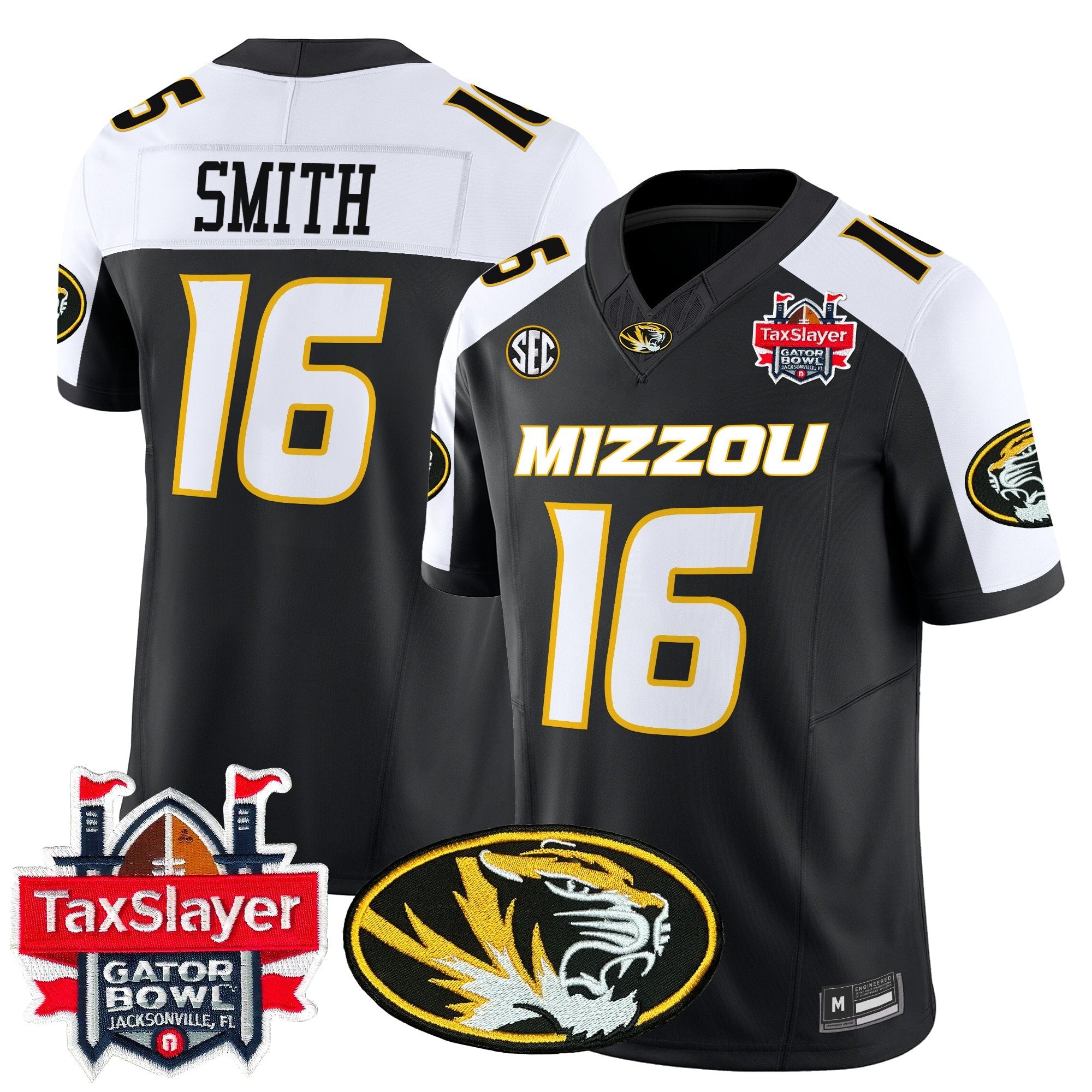 Men's Missouri Tigers 2025 Gator Bowl Vapor Limited Jersey - All Stitched