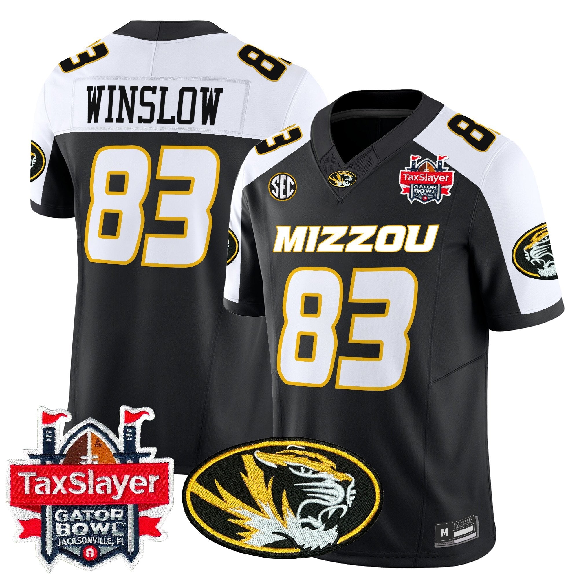 Men's Missouri Tigers 2025 Gator Bowl Vapor Limited Jersey - All Stitched