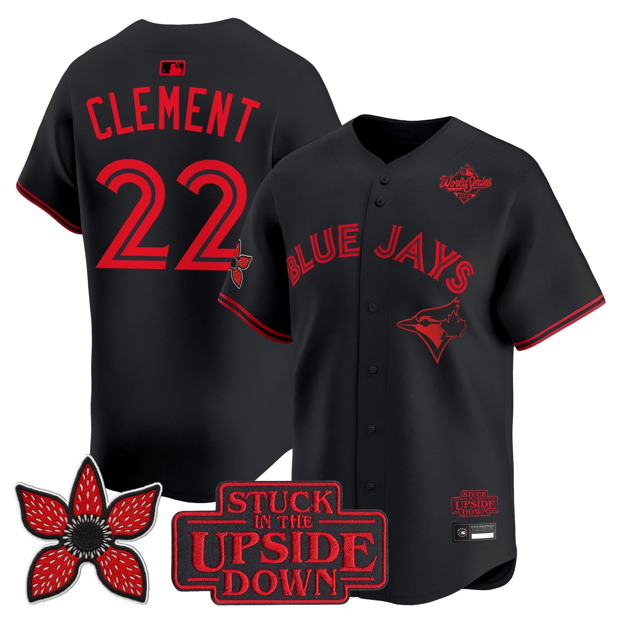Toronto Blue Jays 'Stranger Things Edition' Vapor Premier Limited Jersey - All Stitched