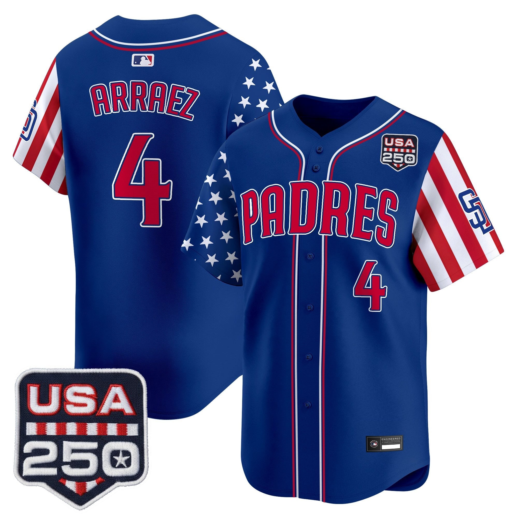 Men's San Diego Padres "America250 Edition" Vapor Premier Limited Jersey - All Stitched