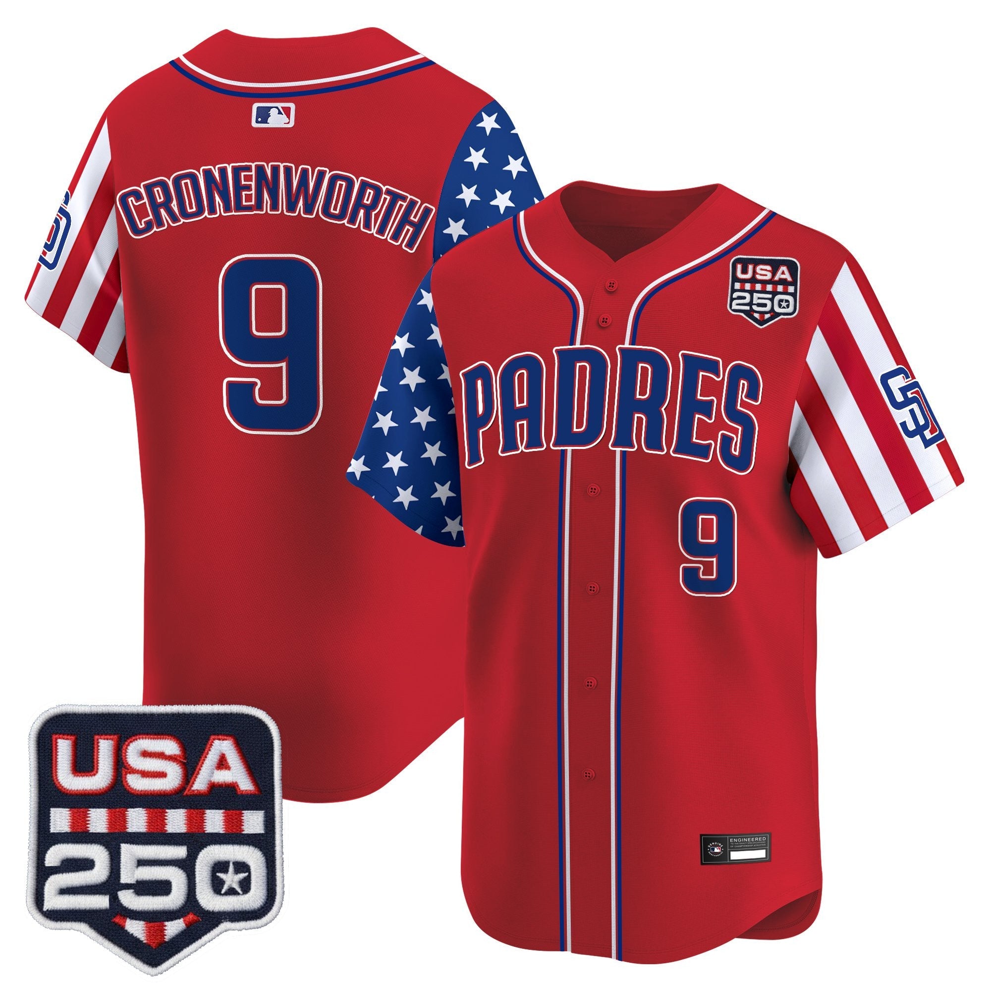 Men's San Diego Padres "America250 Edition" Vapor Premier Limited Jersey - All Stitched