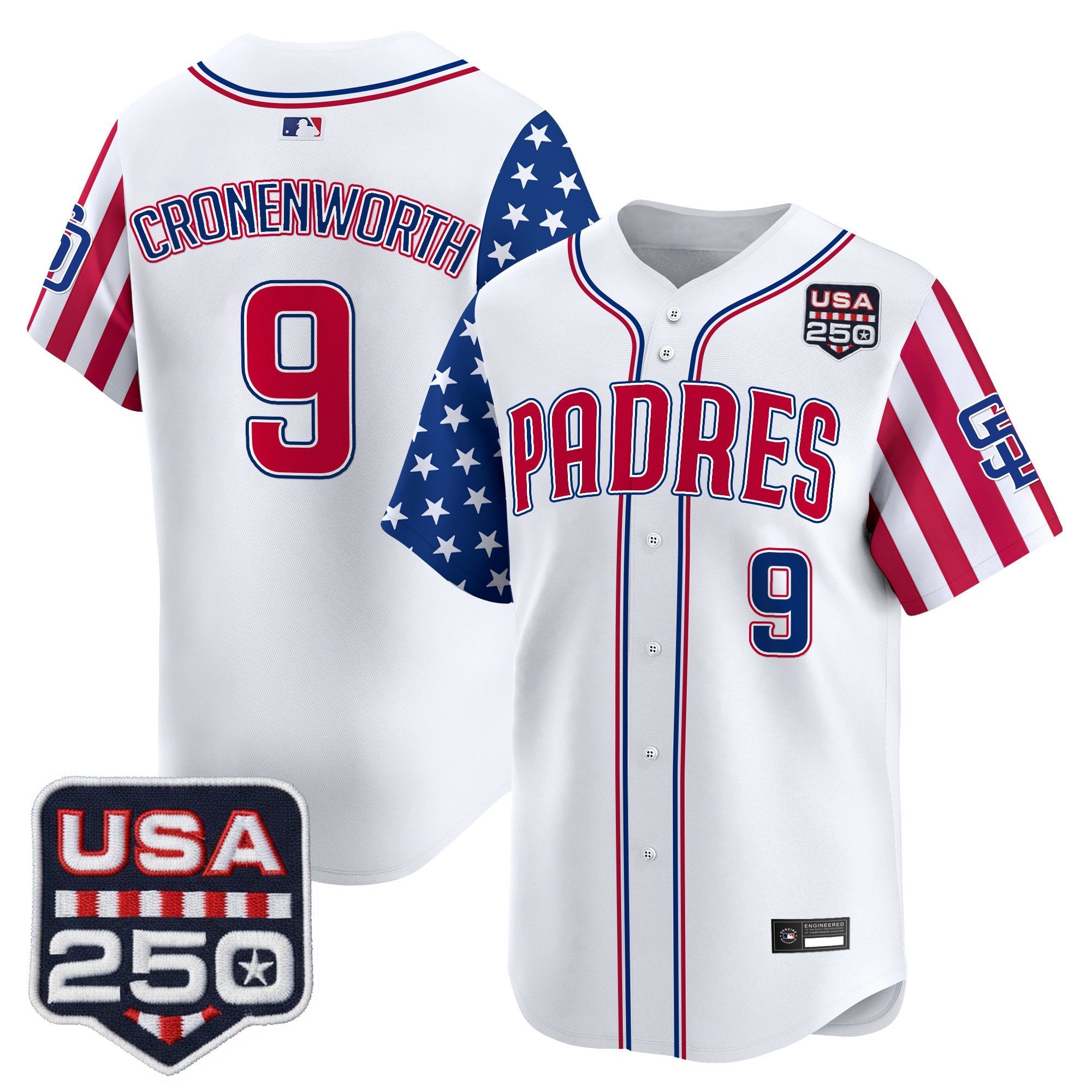 Men's San Diego Padres "America250 Edition" Vapor Premier Limited Jersey - All Stitched