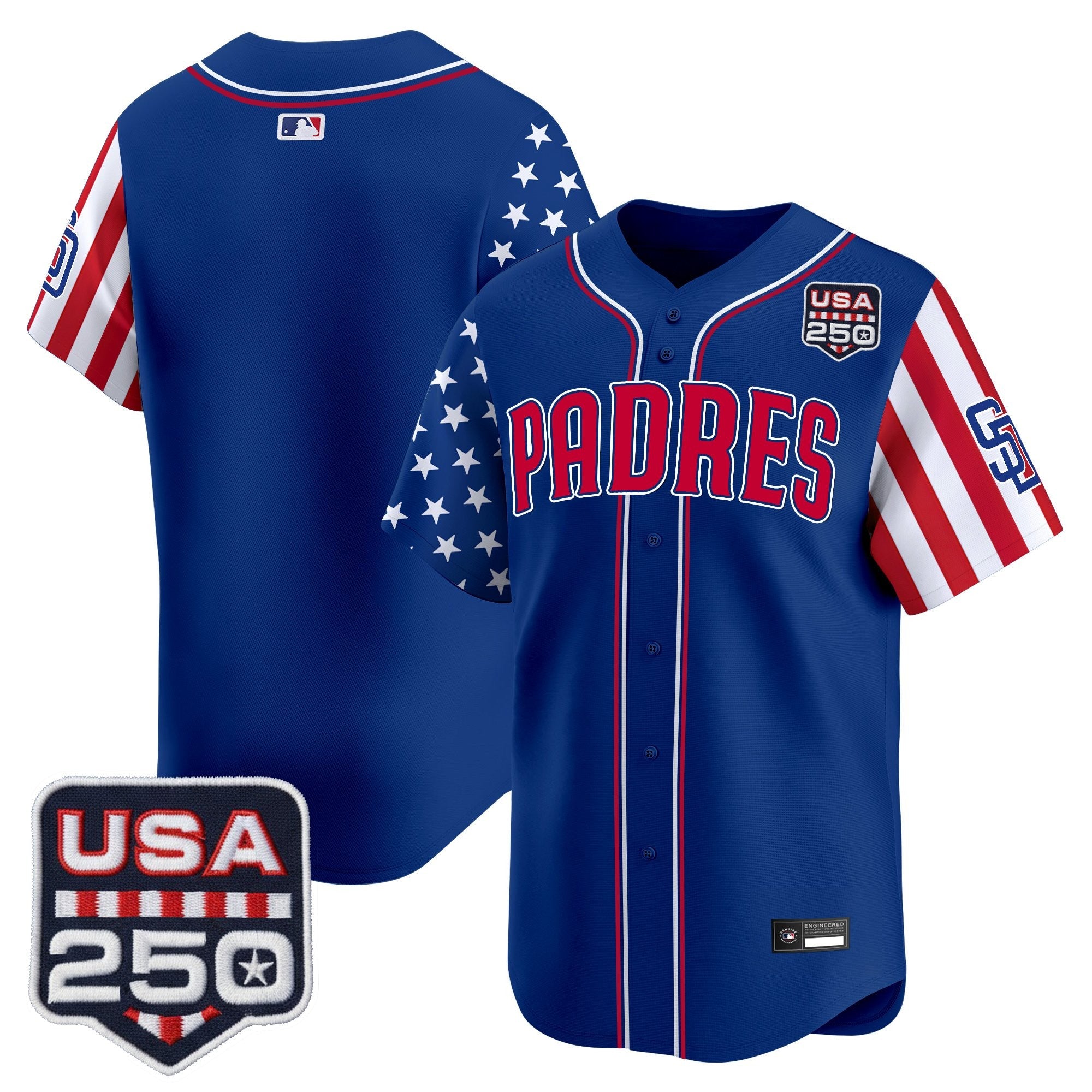 Men's San Diego Padres "America250 Edition" Vapor Premier Limited Jersey - All Stitched