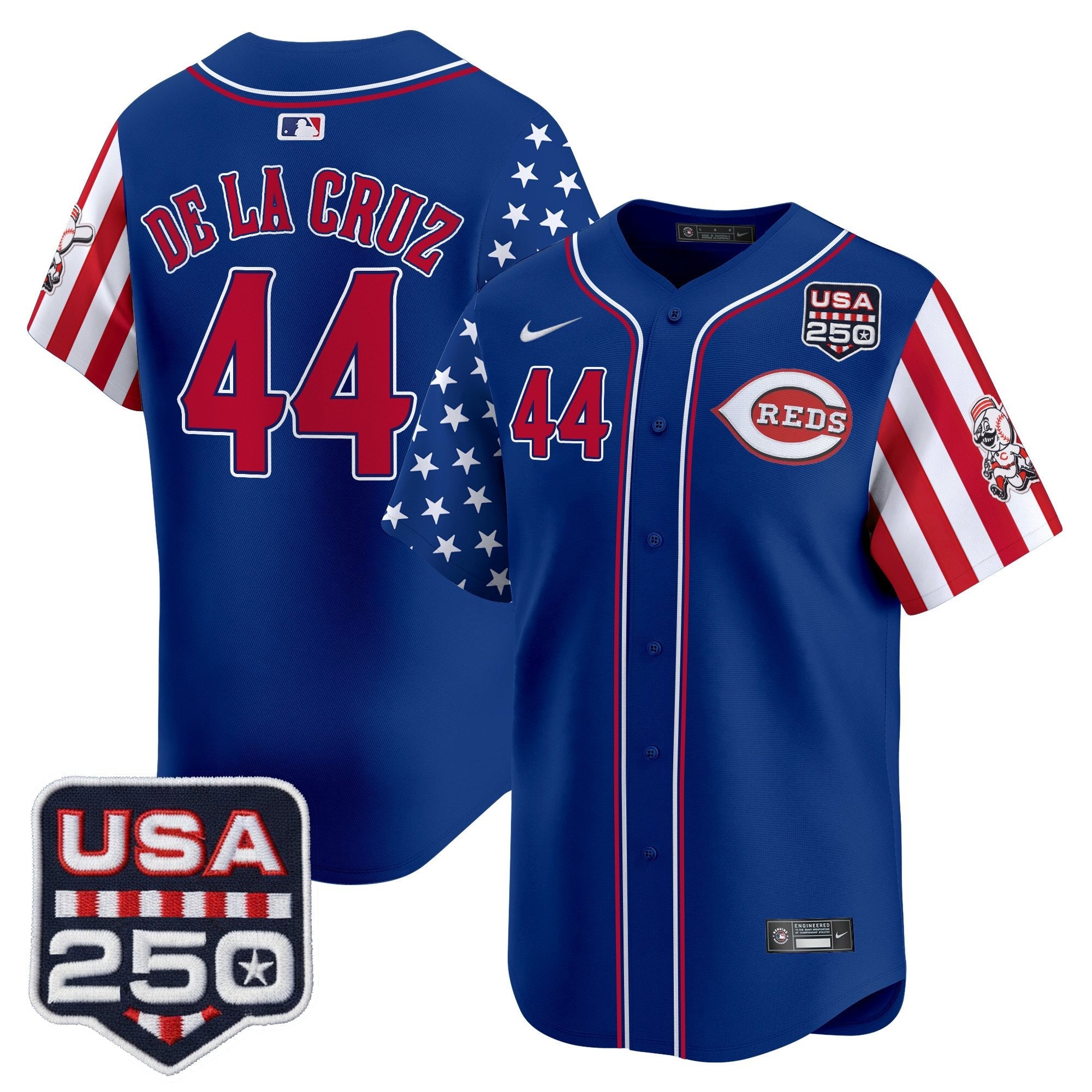 Men's Cincinnati Reds "America250 Edition" Vapor Premier Limited Jersey - All Stitched