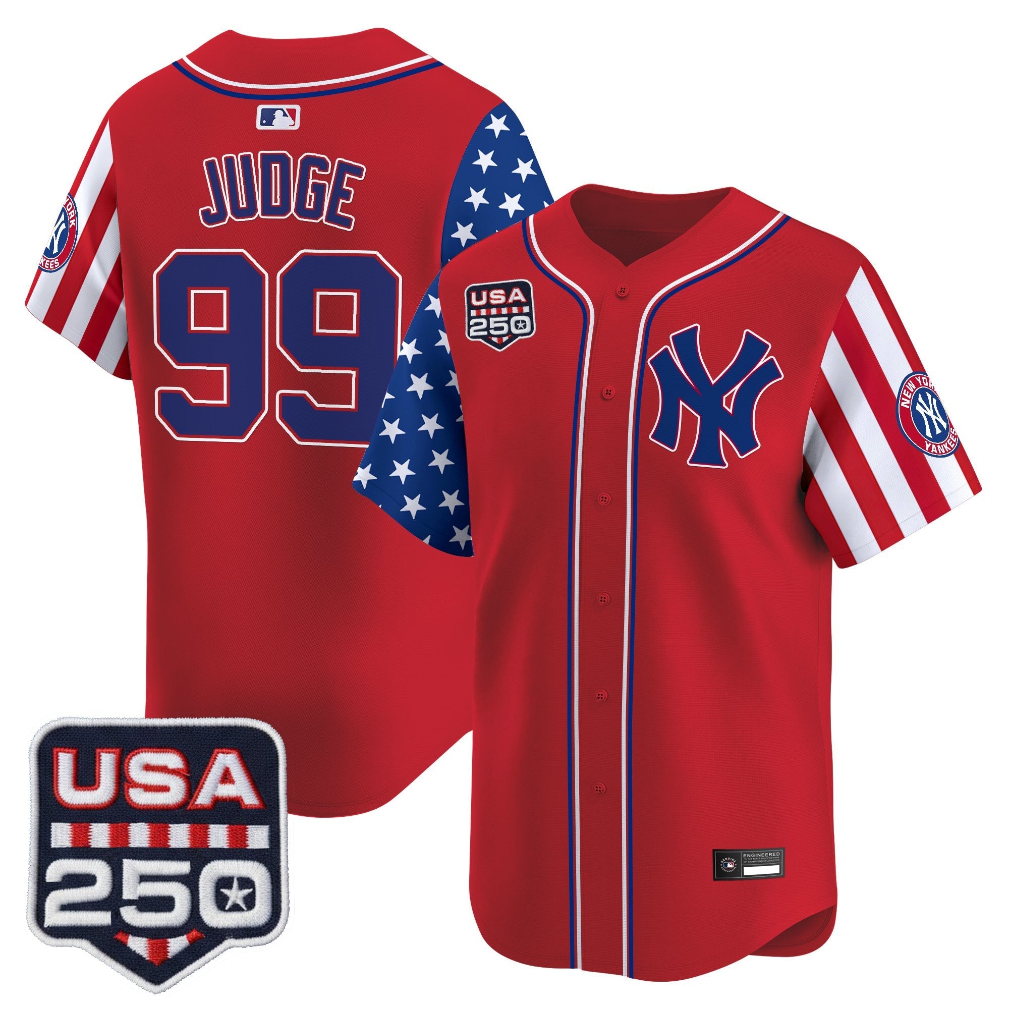 Men's Yankees "America250 Edition" Vapor Premier Limited Jersey - All Stitched