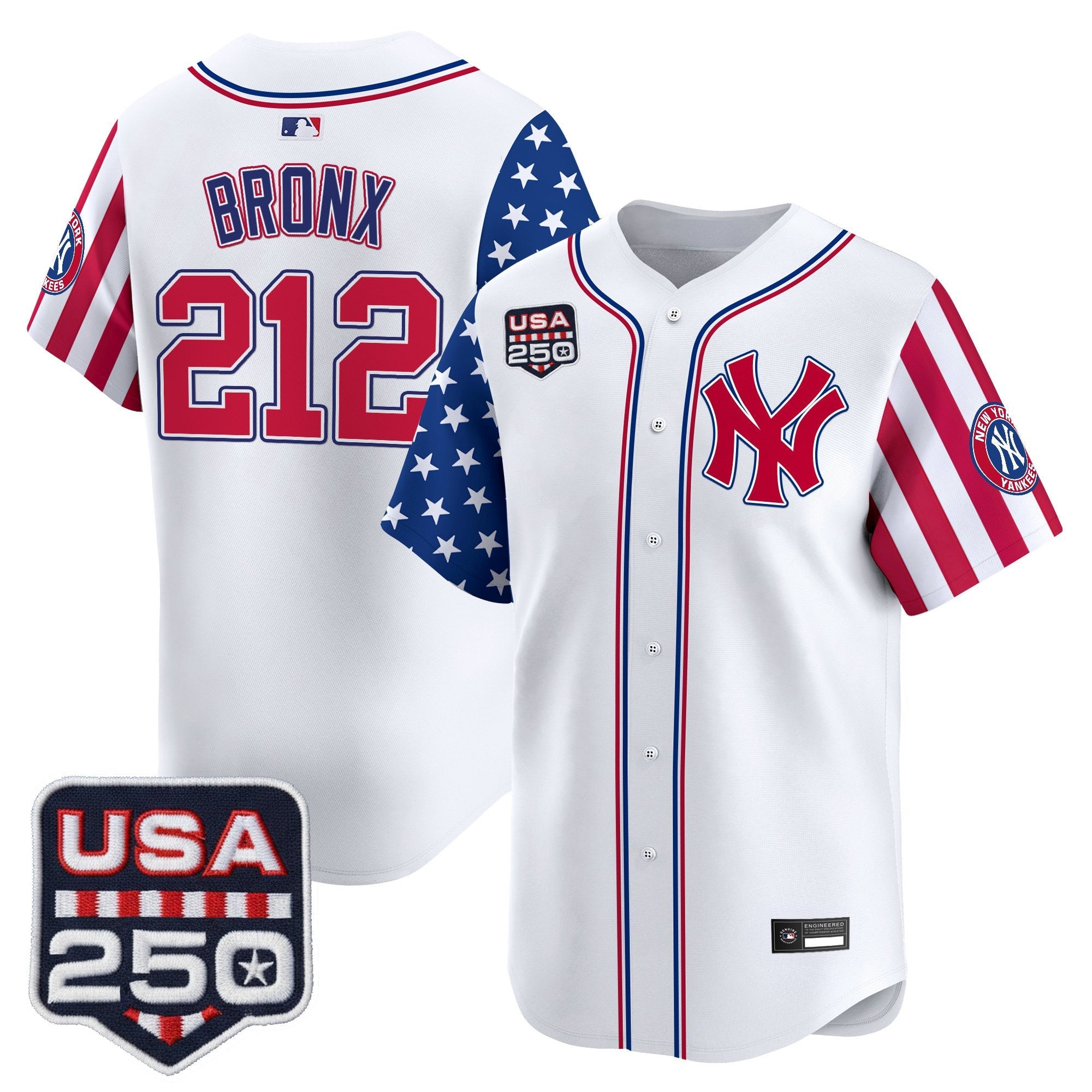 Men's Yankees "America250 Edition" Vapor Premier Limited Jersey - All Stitched