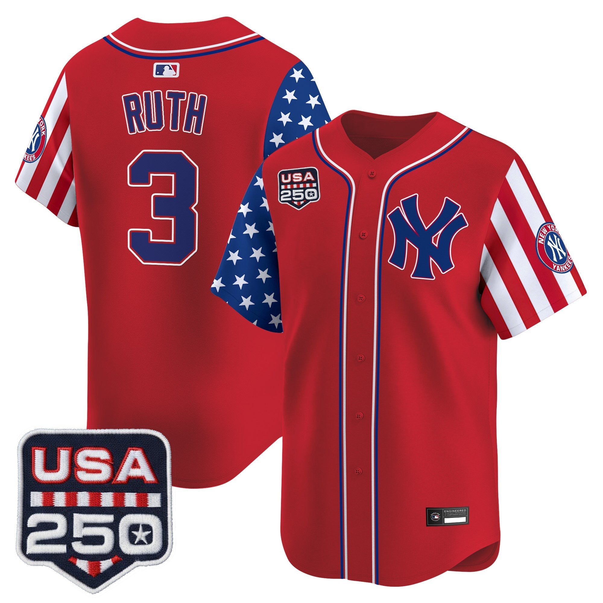 Men's Yankees "America250 Edition" Vapor Premier Limited Jersey - All Stitched