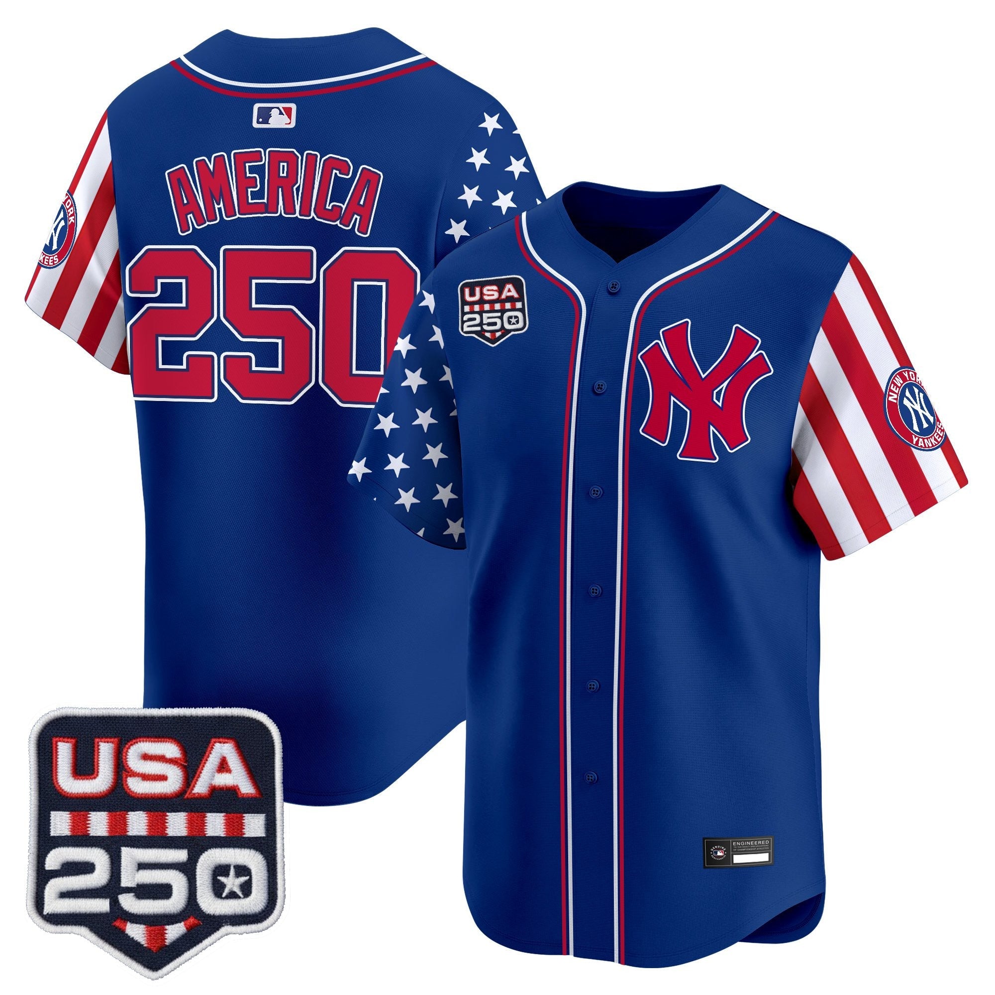 Men's Yankees "America250 Edition" Vapor Premier Limited Jersey - All Stitched