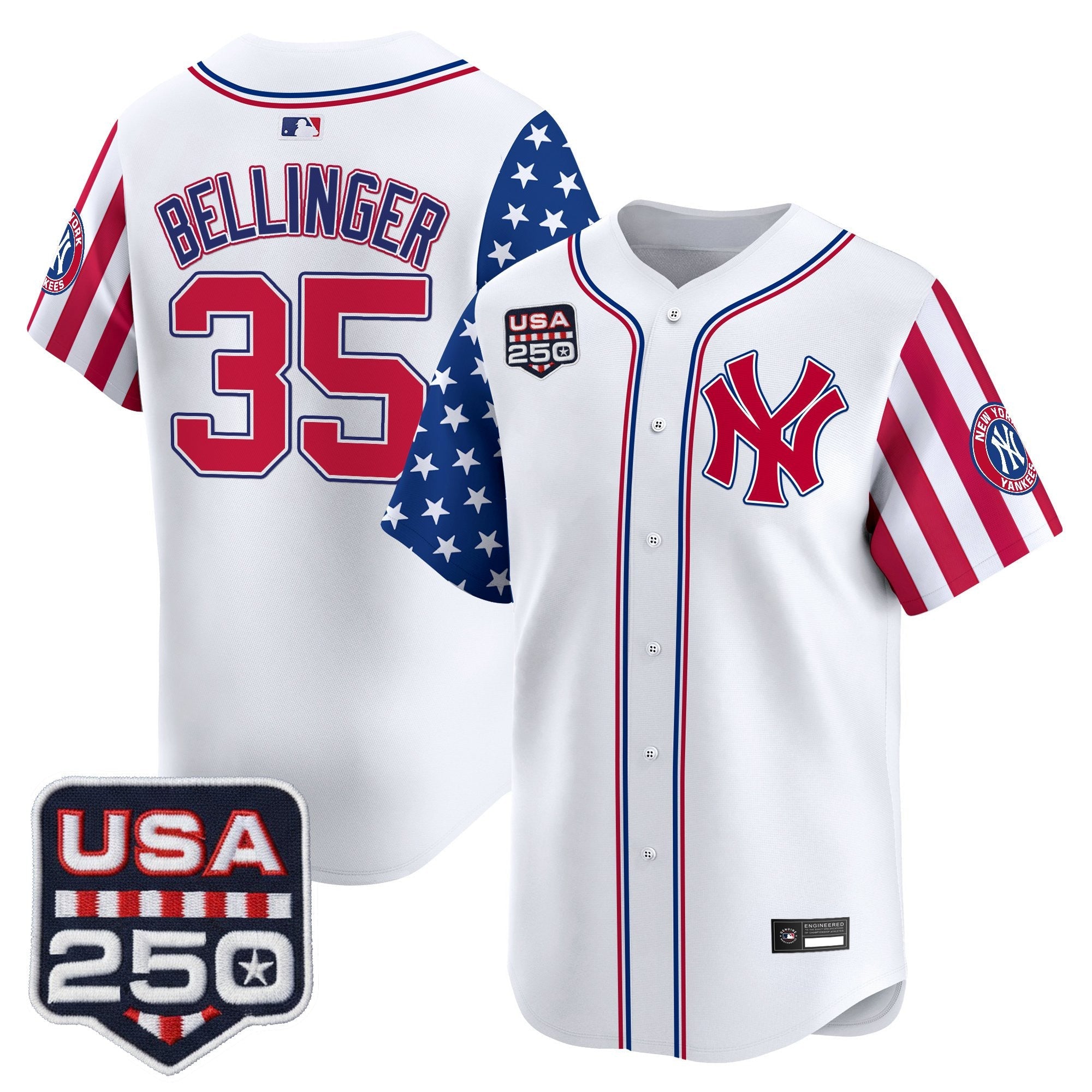 Men's Yankees "America250 Edition" Vapor Premier Limited Jersey - All Stitched