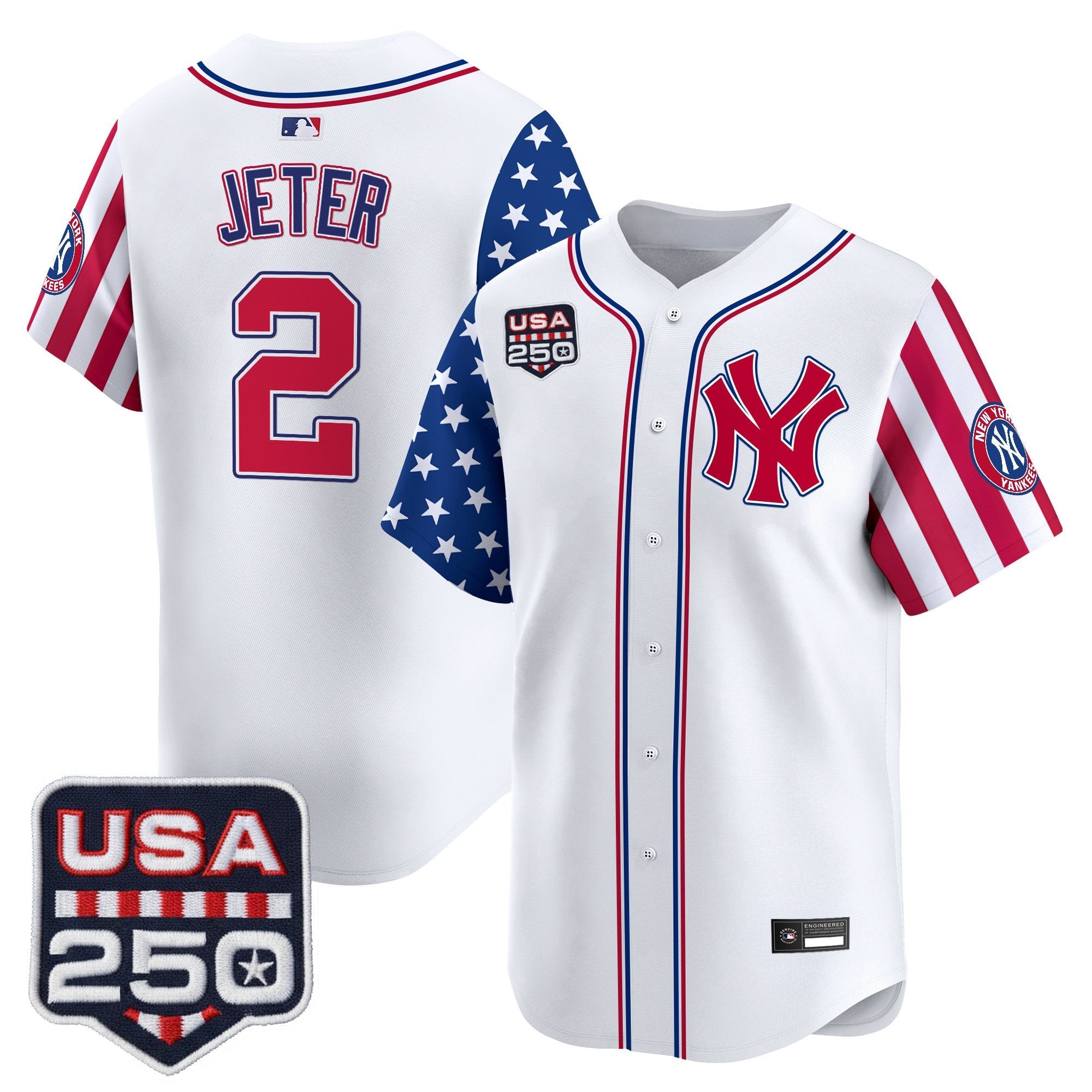 Men's Yankees "America250 Edition" Vapor Premier Limited Jersey - All Stitched